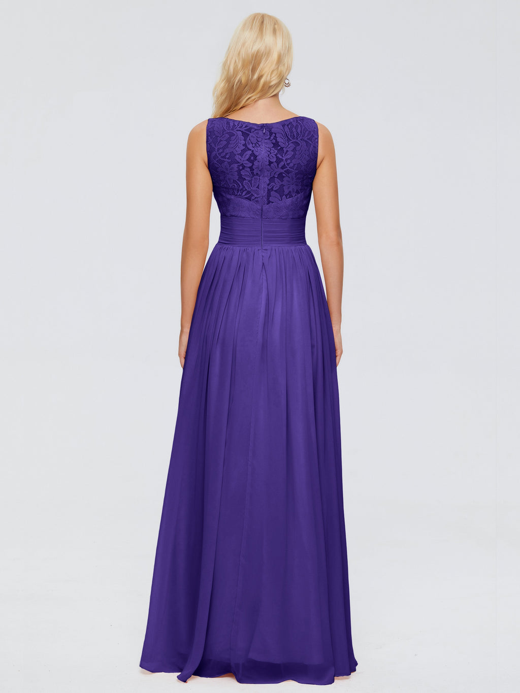 Kayla Straps Lace Chiffon Bridesmaid Dresses
