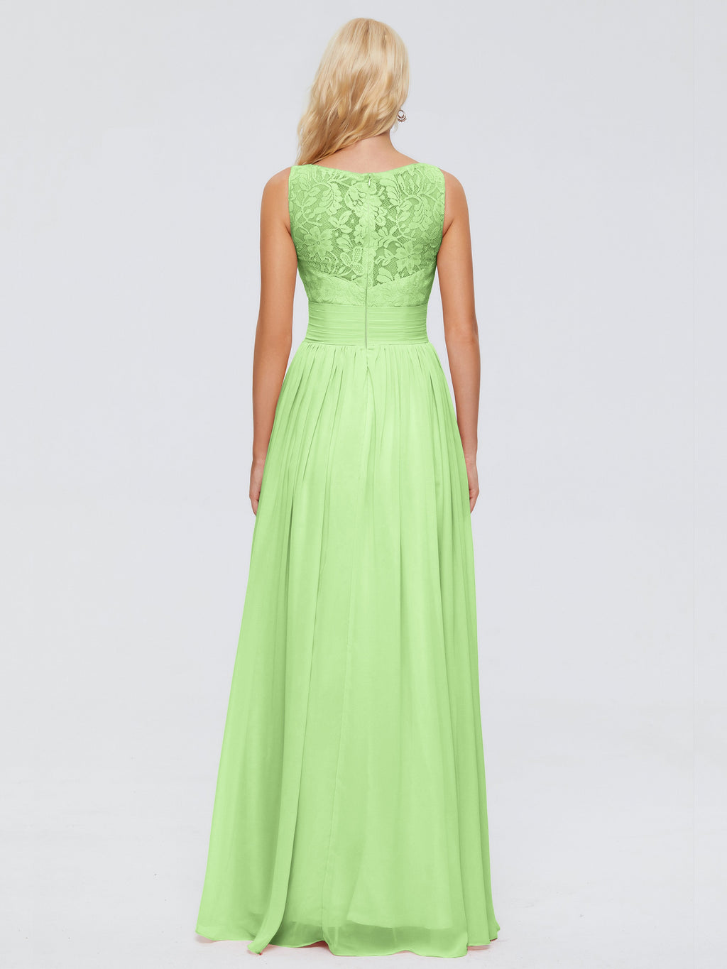 Kayla Straps Lace Chiffon Bridesmaid Dresses