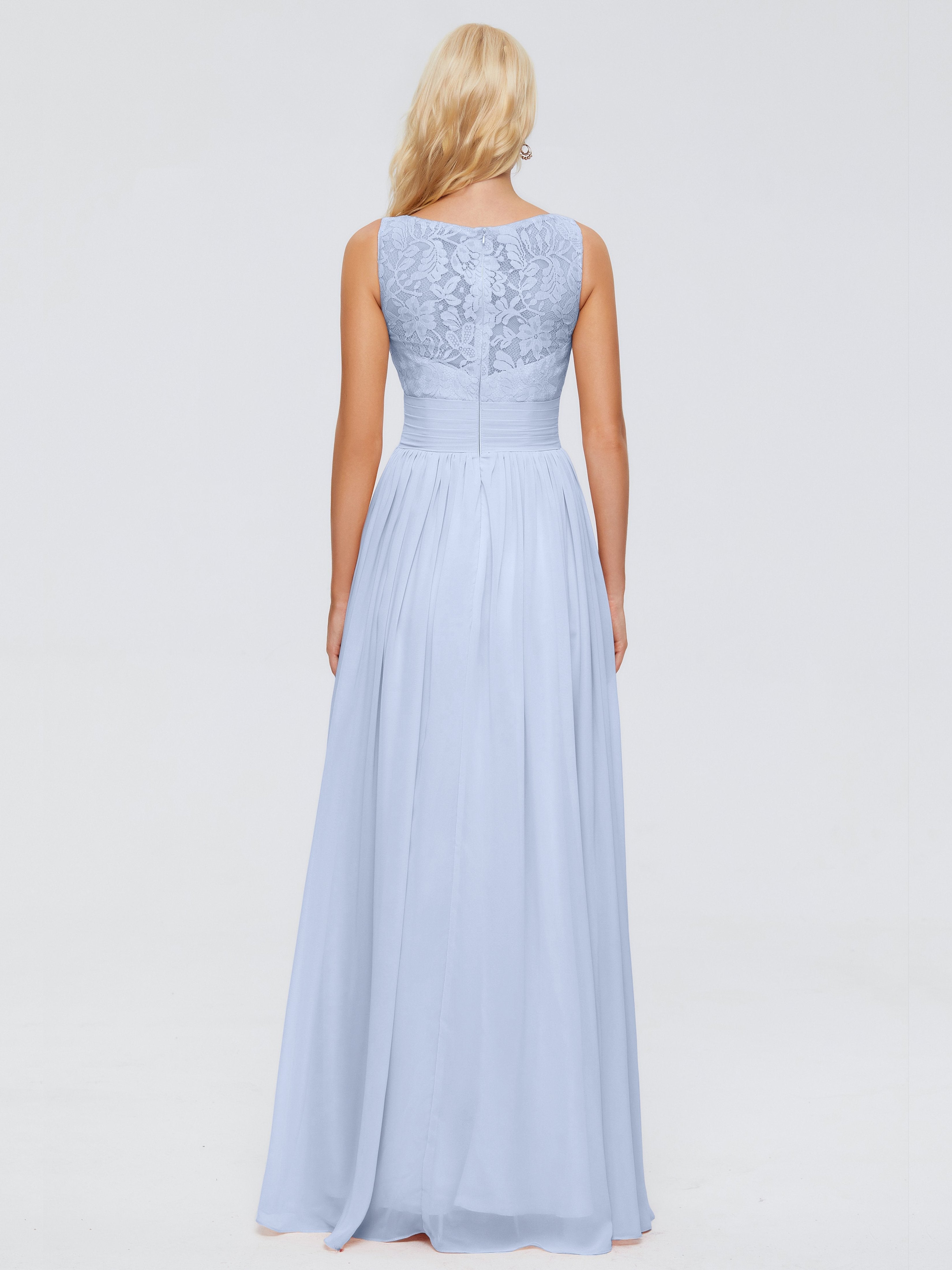 Kayla Straps Lace Chiffon Bridesmaid Dresses