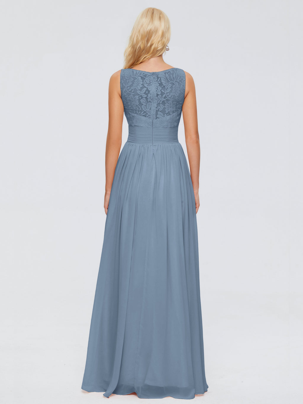 Kayla Straps Lace Chiffon Bridesmaid Dresses