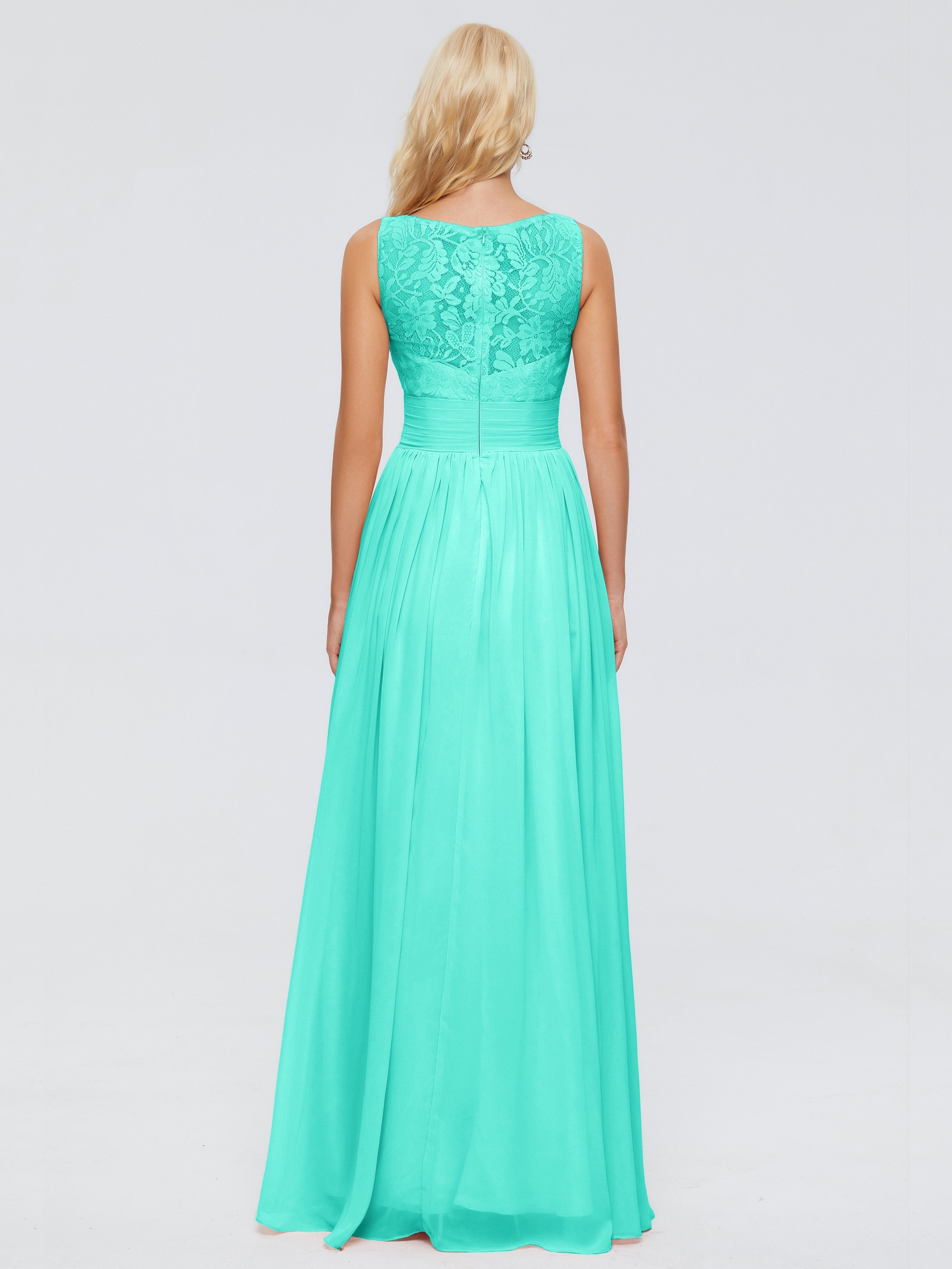 Kayla Straps Lace Chiffon Bridesmaid Dresses