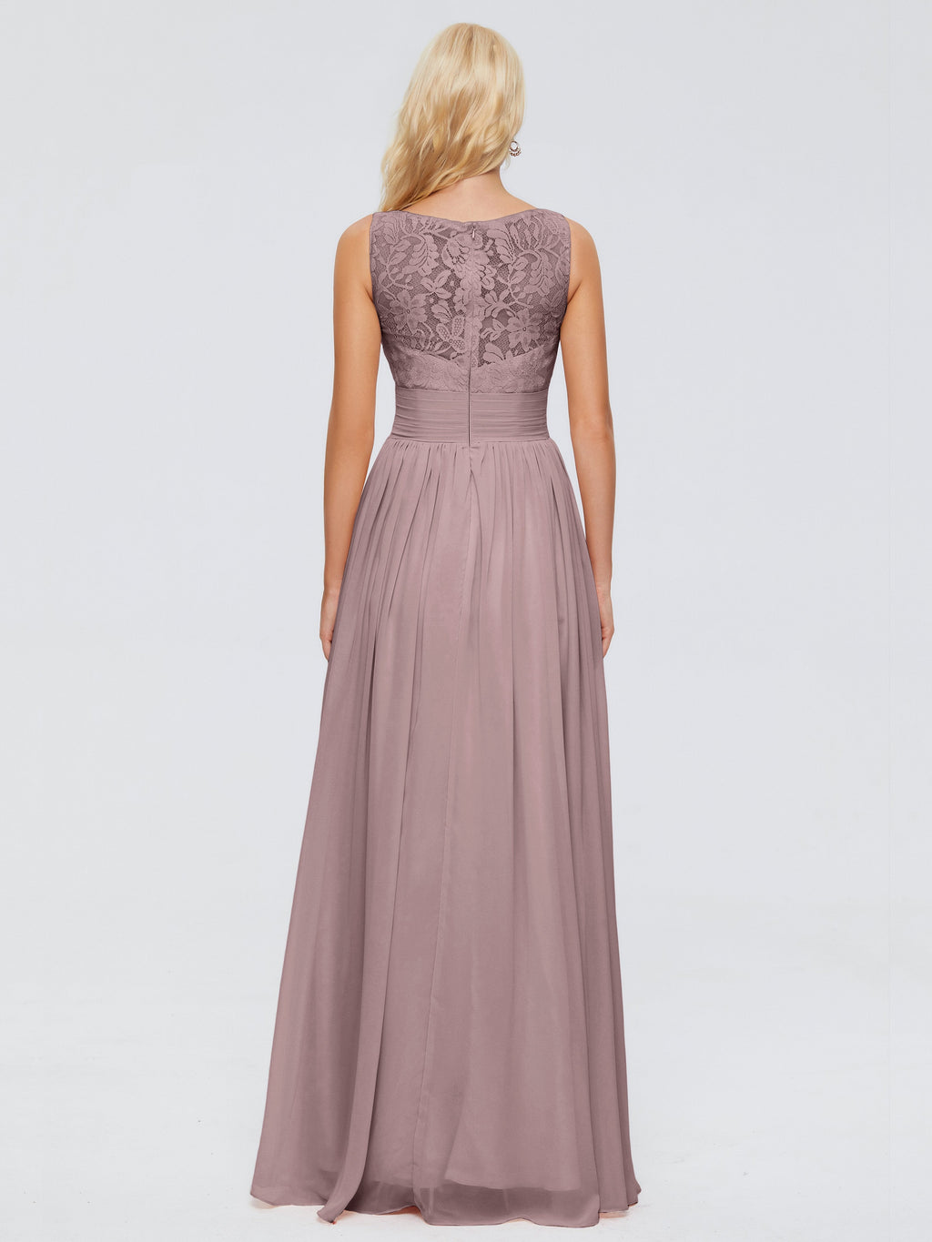 Kayla Straps Lace Chiffon Bridesmaid Dresses