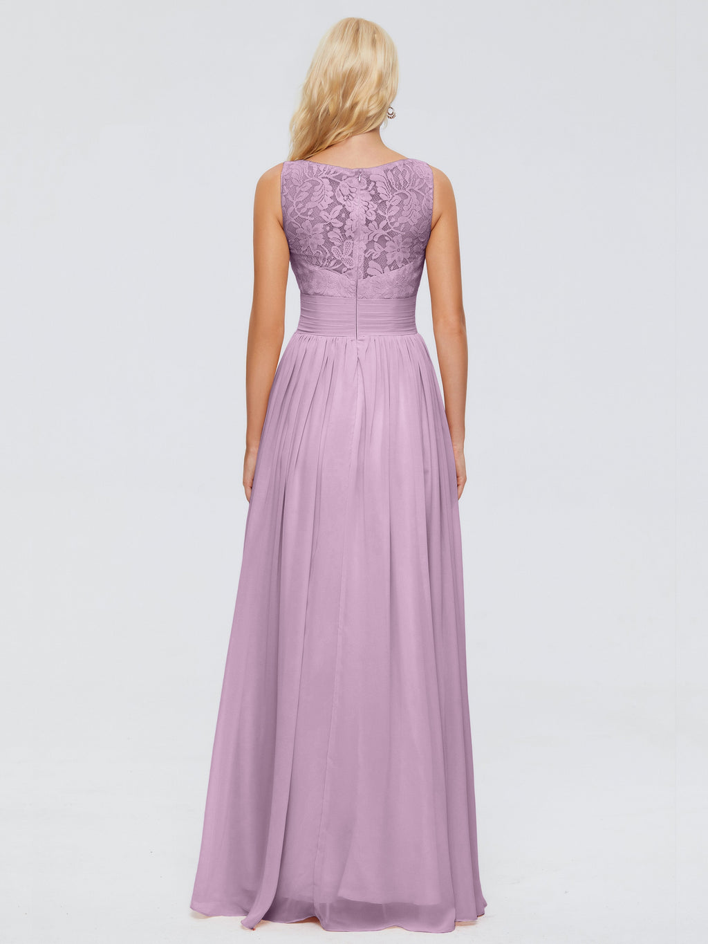 Kayla Straps Lace Chiffon Bridesmaid Dresses