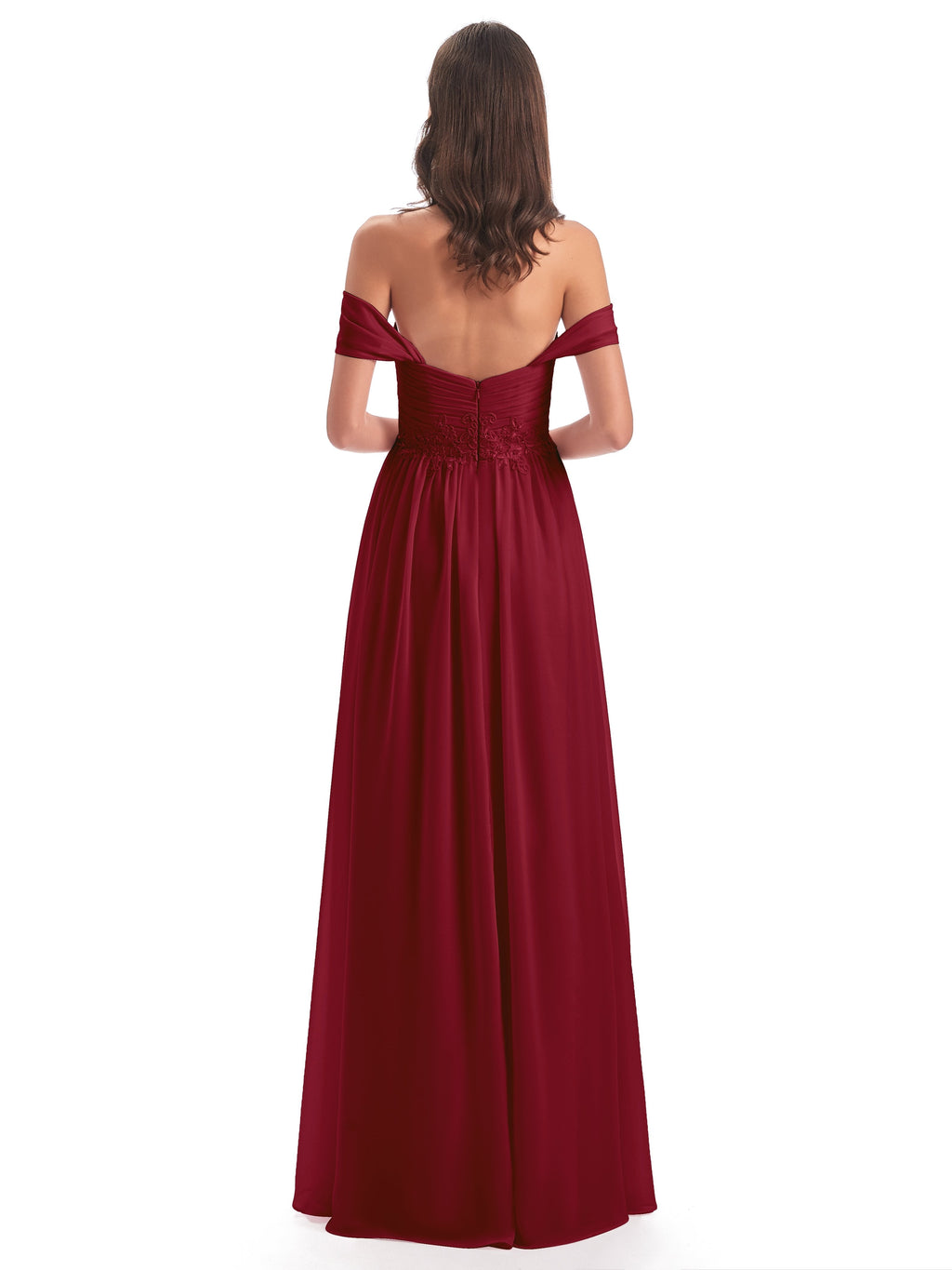 Sonia Off The Shoulder Bridesmaid Dresses With Appliques