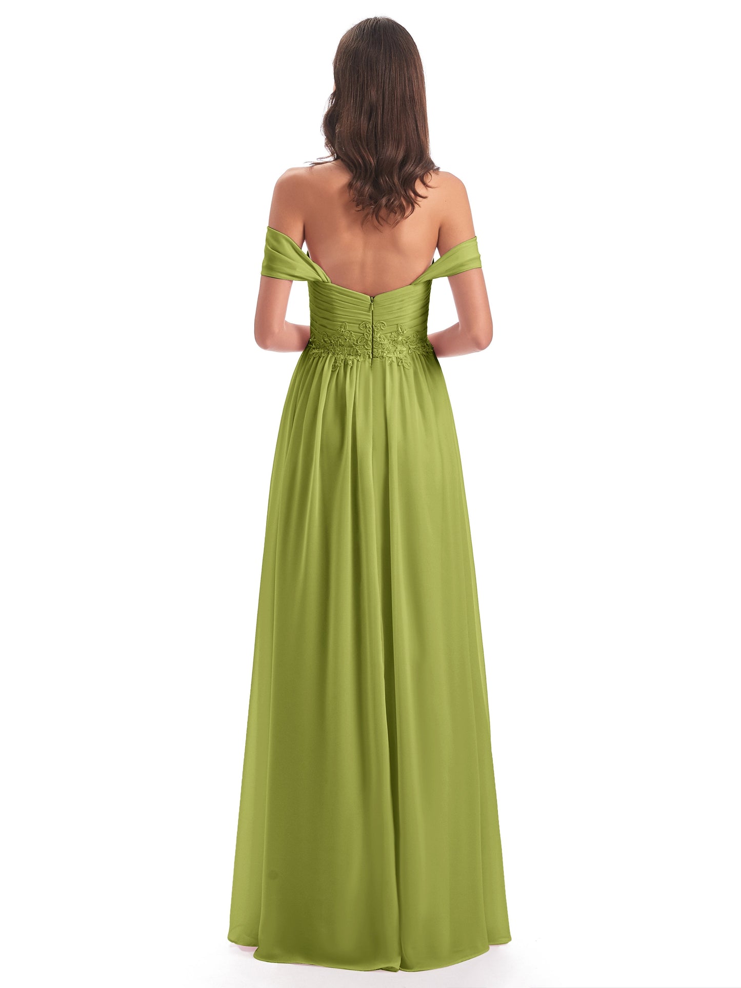 Sonia Off The Shoulder Bridesmaid Dresses With Appliques