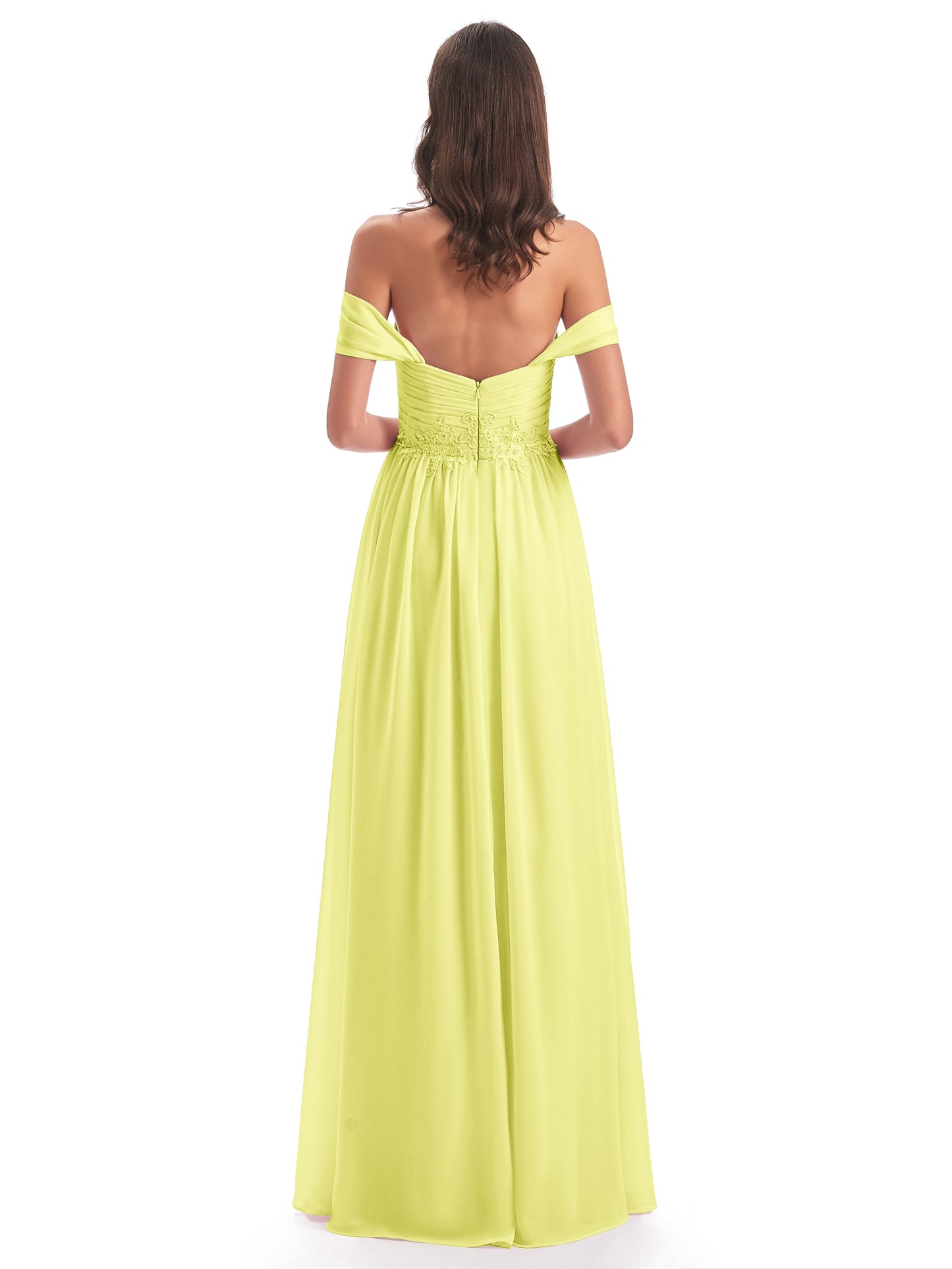 Sonia Off The Shoulder Bridesmaid Dresses With Appliques