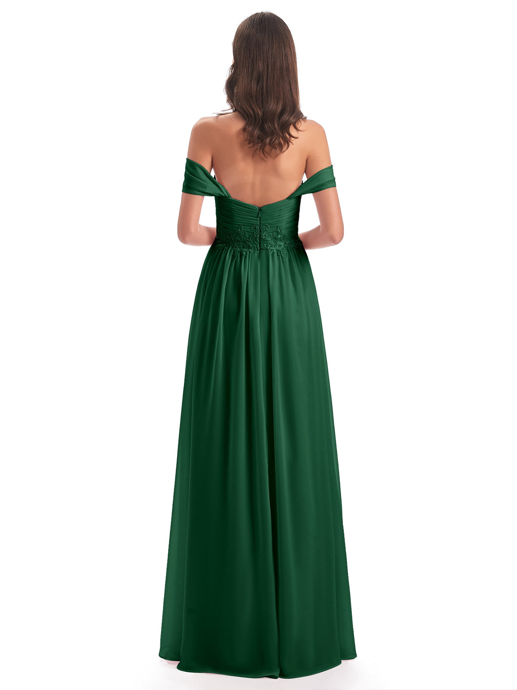 Sonia Off The Shoulder Bridesmaid Dresses With Appliques