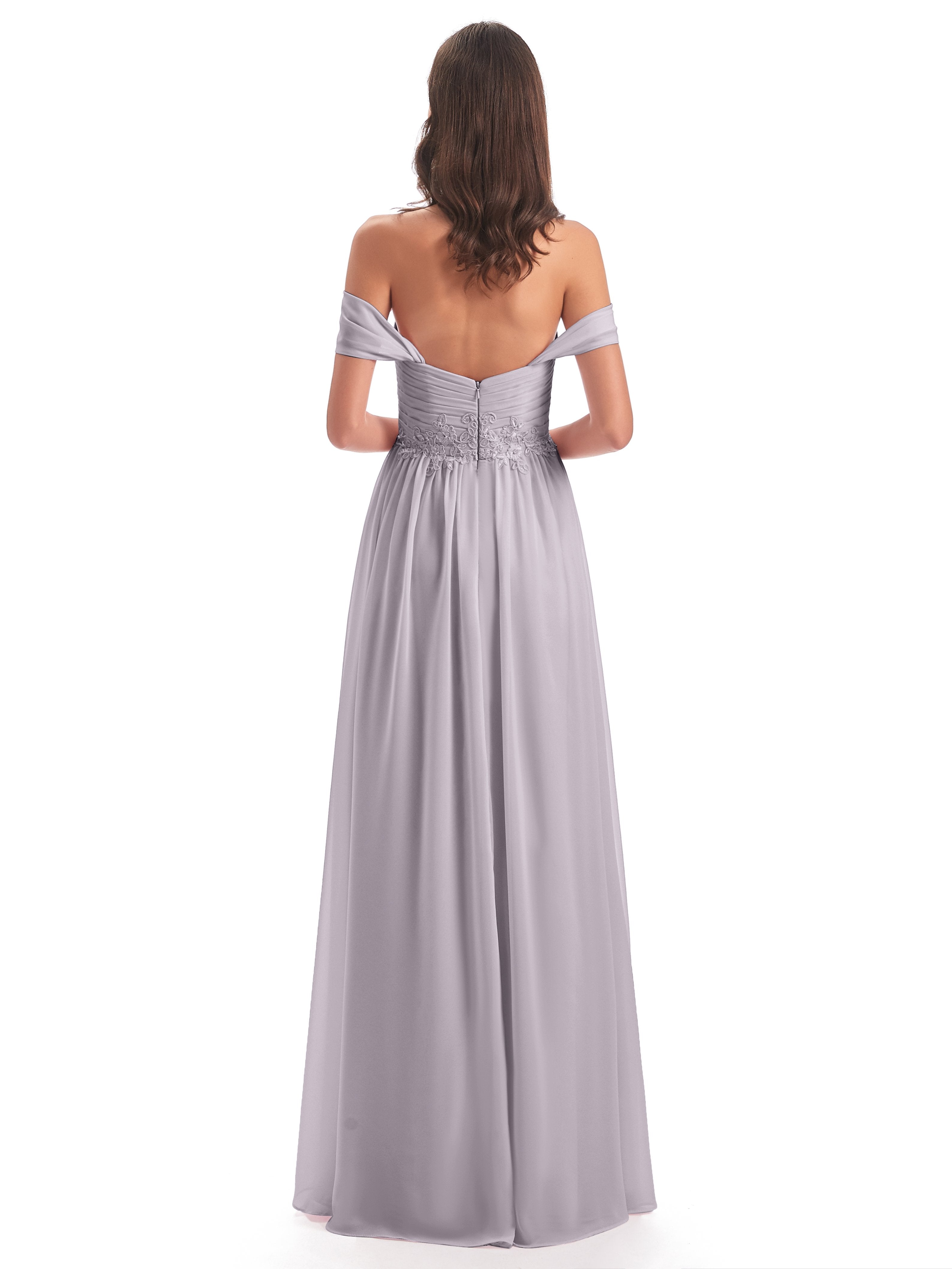 Sonia Off The Shoulder Bridesmaid Dresses With Appliques
