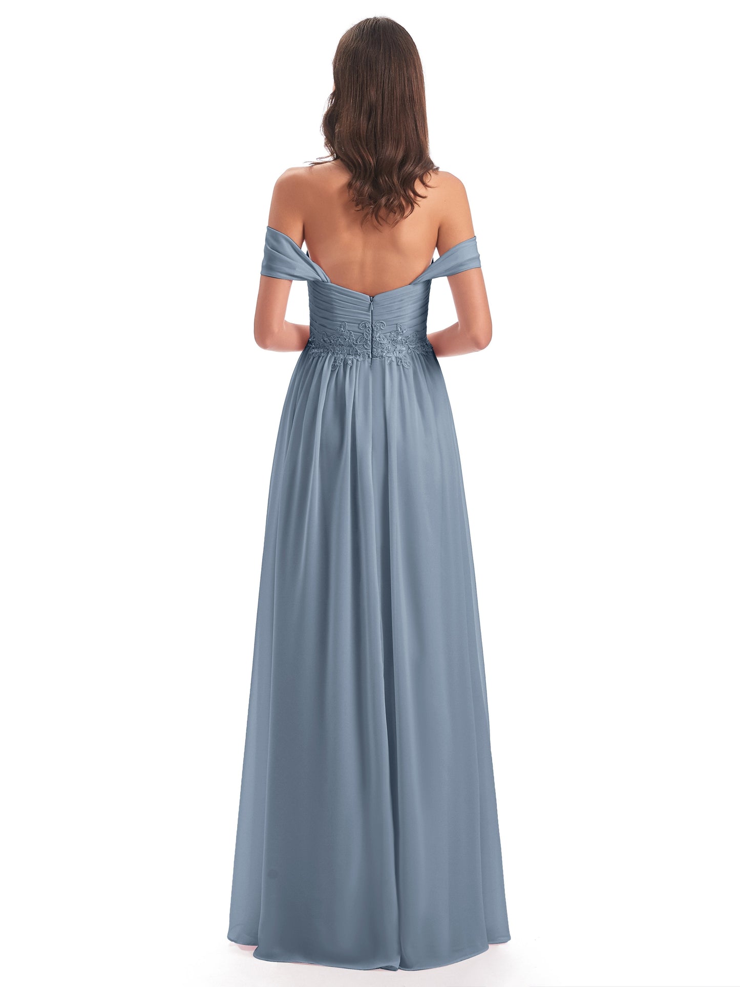 Sonia Off The Shoulder Bridesmaid Dresses With Appliques