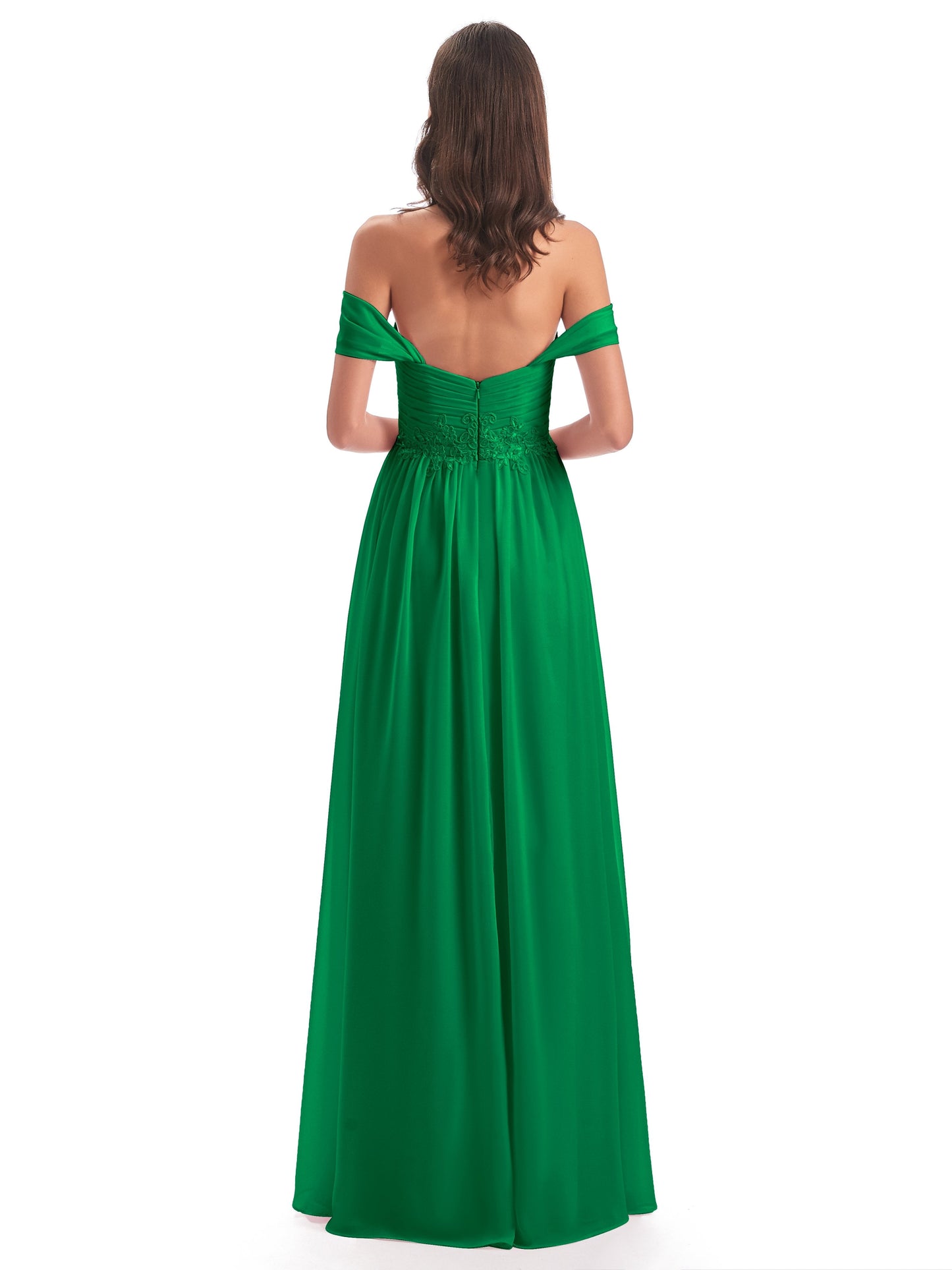 Sonia Off The Shoulder Bridesmaid Dresses With Appliques