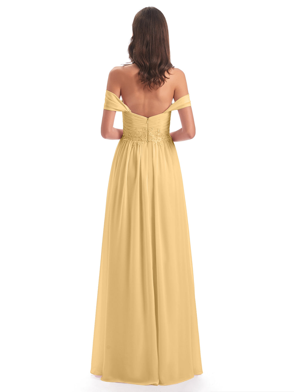 Sonia Off The Shoulder Bridesmaid Dresses With Appliques