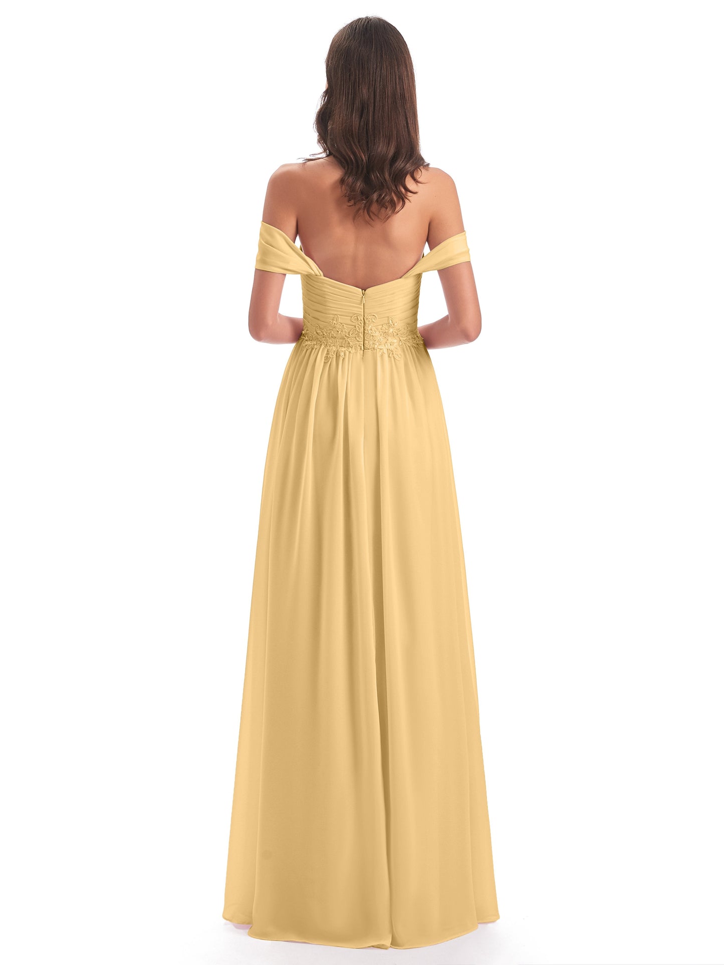 Sonia Off The Shoulder Bridesmaid Dresses With Appliques