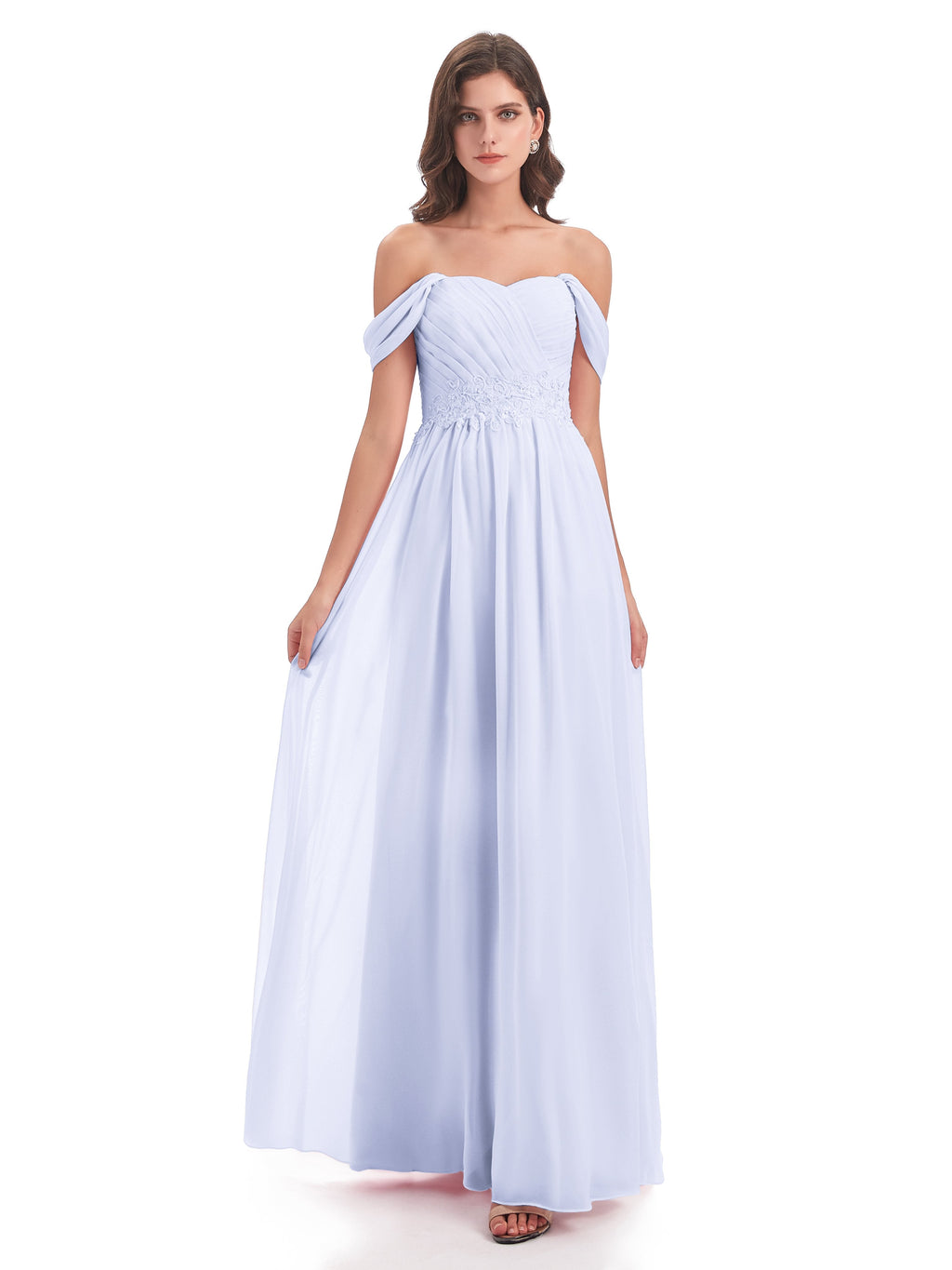 Sonia Off The Shoulder Bridesmaid Dresses With Appliques