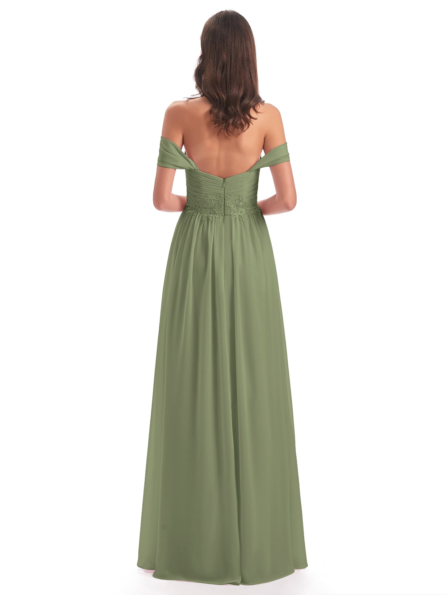 Sonia Off The Shoulder Bridesmaid Dresses With Appliques