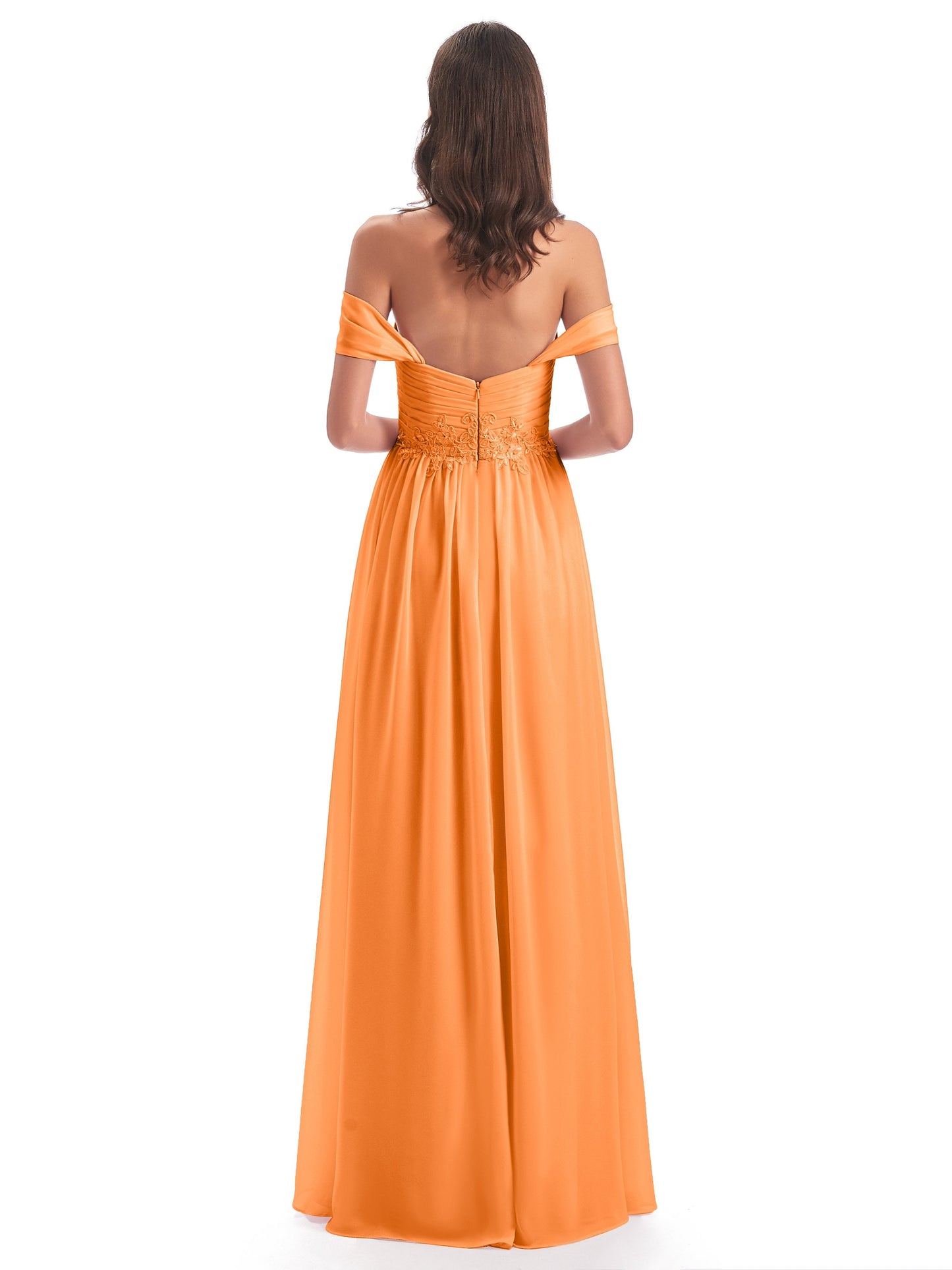 Sonia Off The Shoulder Bridesmaid Dresses With Appliques
