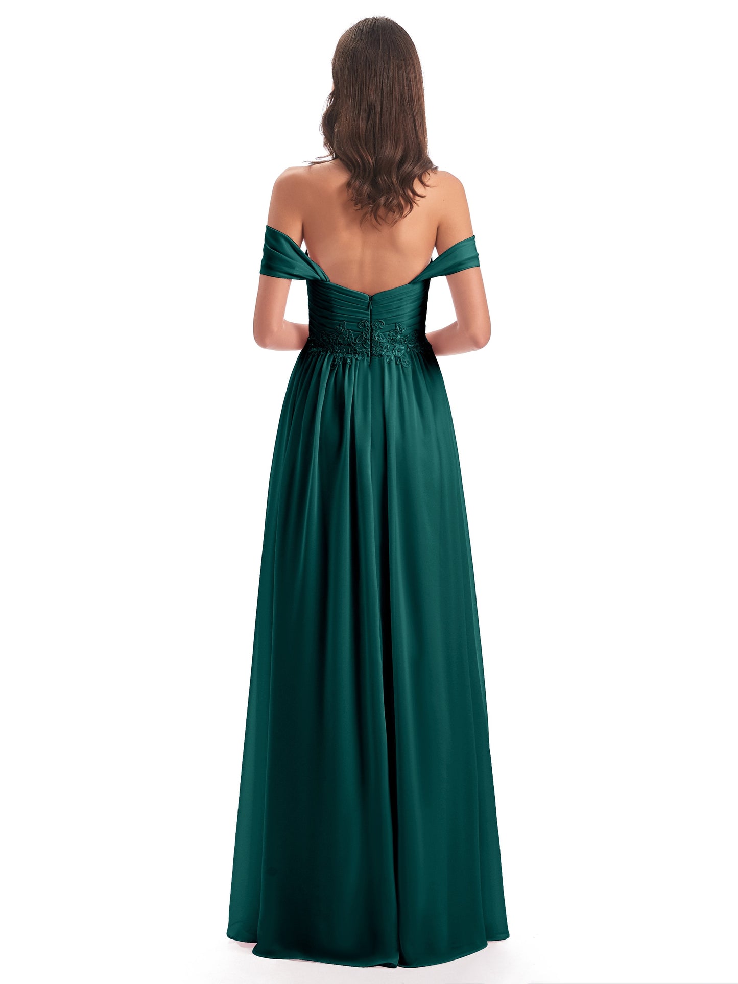 Sonia Off The Shoulder Bridesmaid Dresses With Appliques