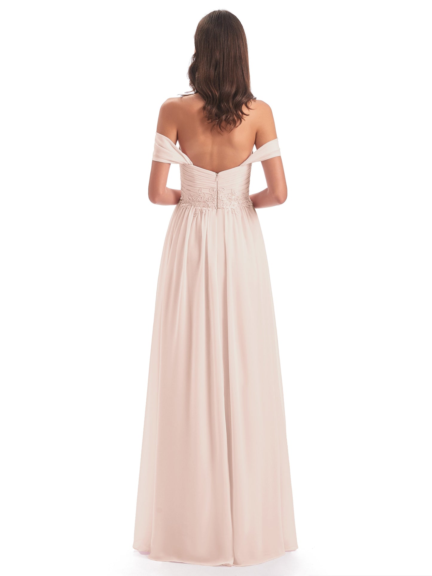 Sonia Off The Shoulder Bridesmaid Dresses With Appliques