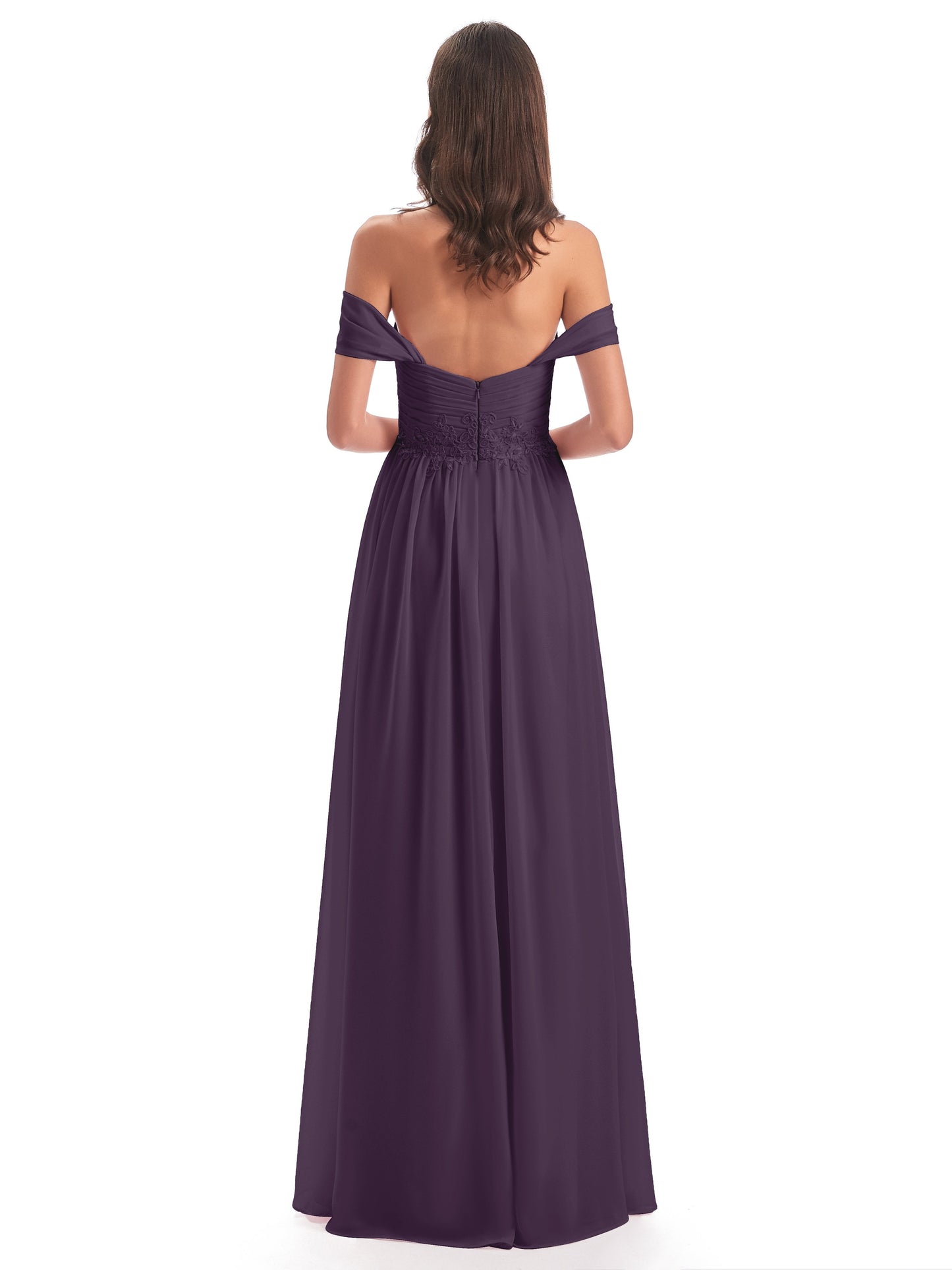 Sonia Off The Shoulder Bridesmaid Dresses With Appliques