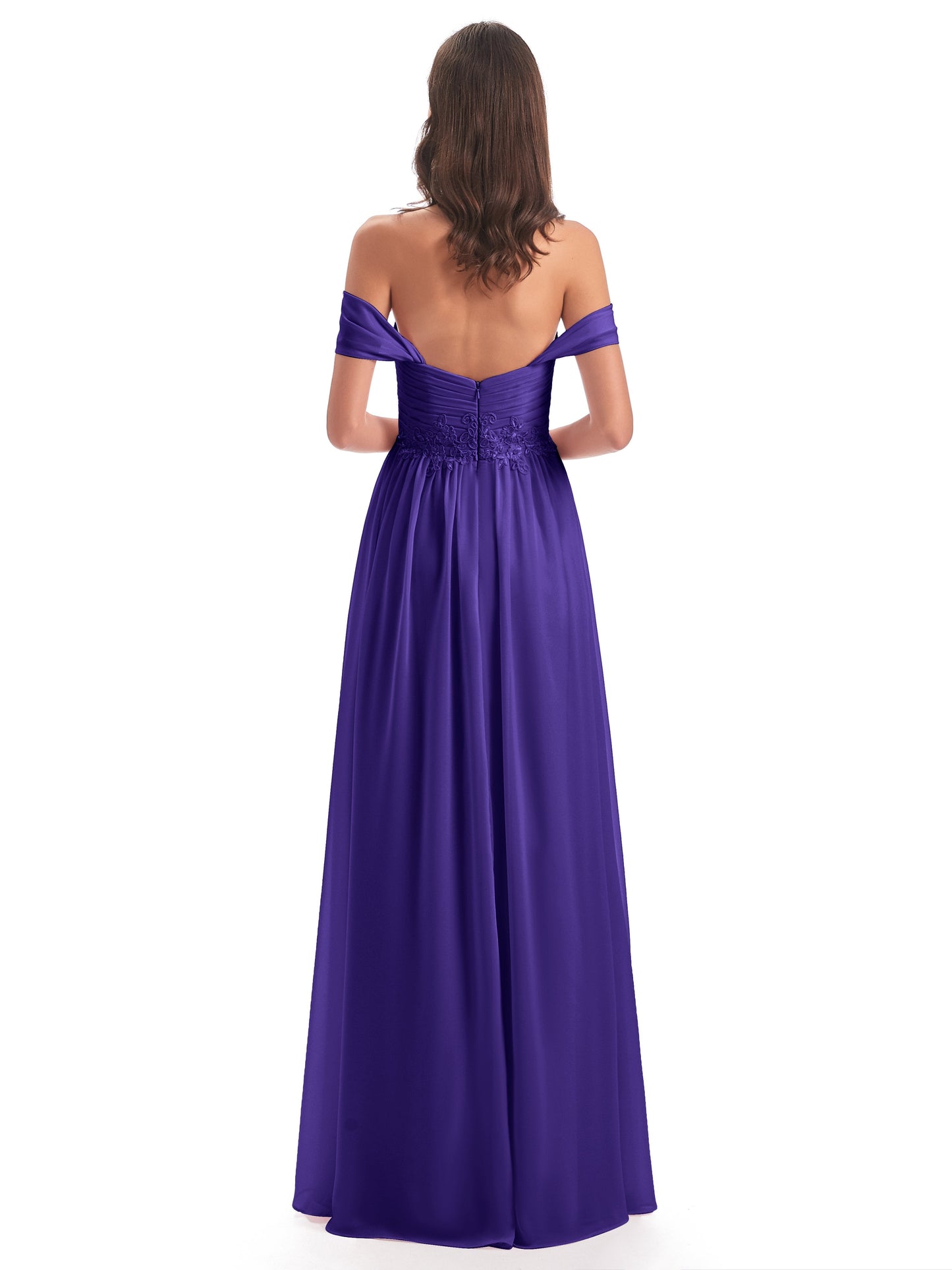 Sonia Off The Shoulder Bridesmaid Dresses With Appliques