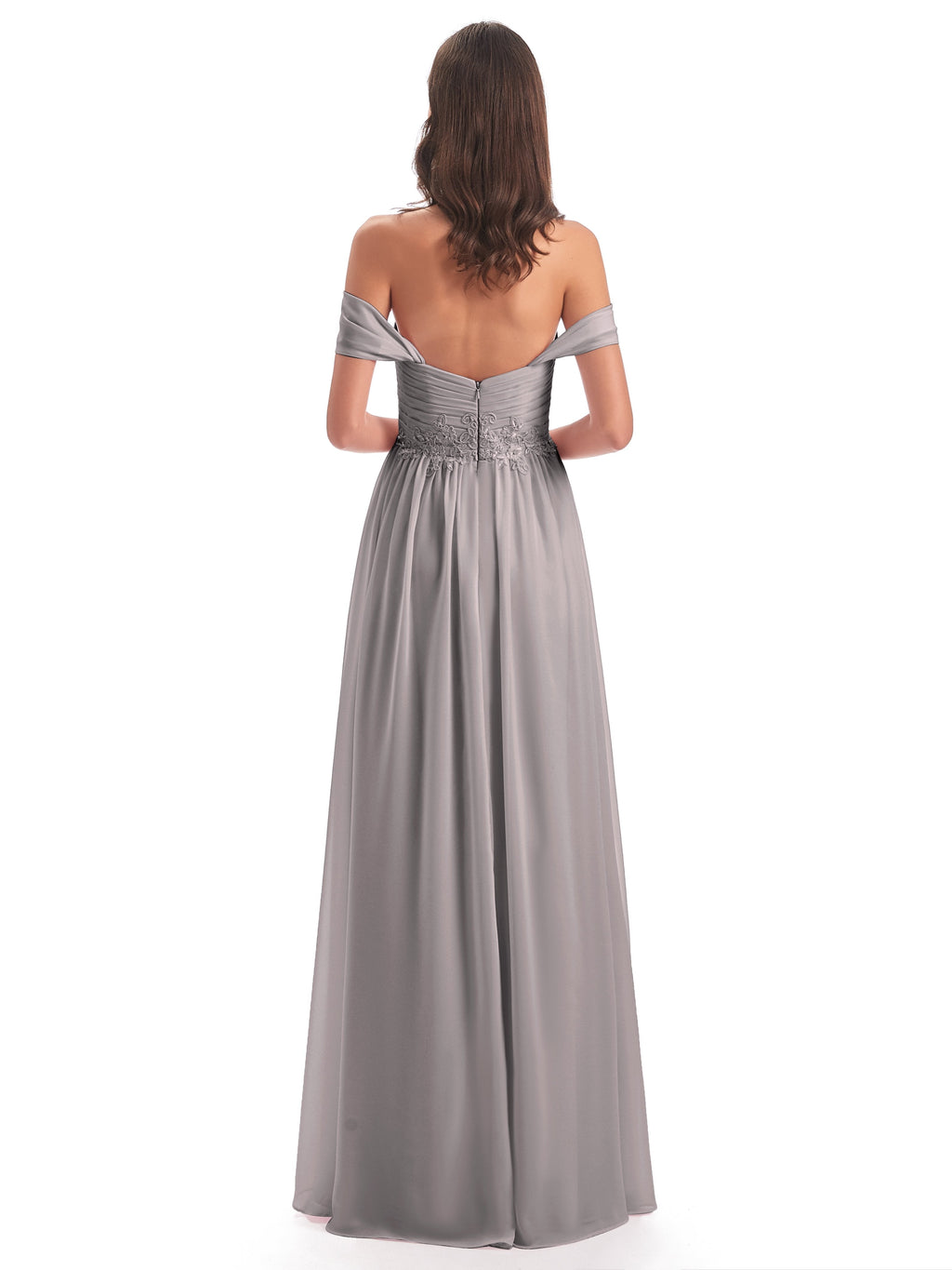 Sonia Off The Shoulder Bridesmaid Dresses With Appliques