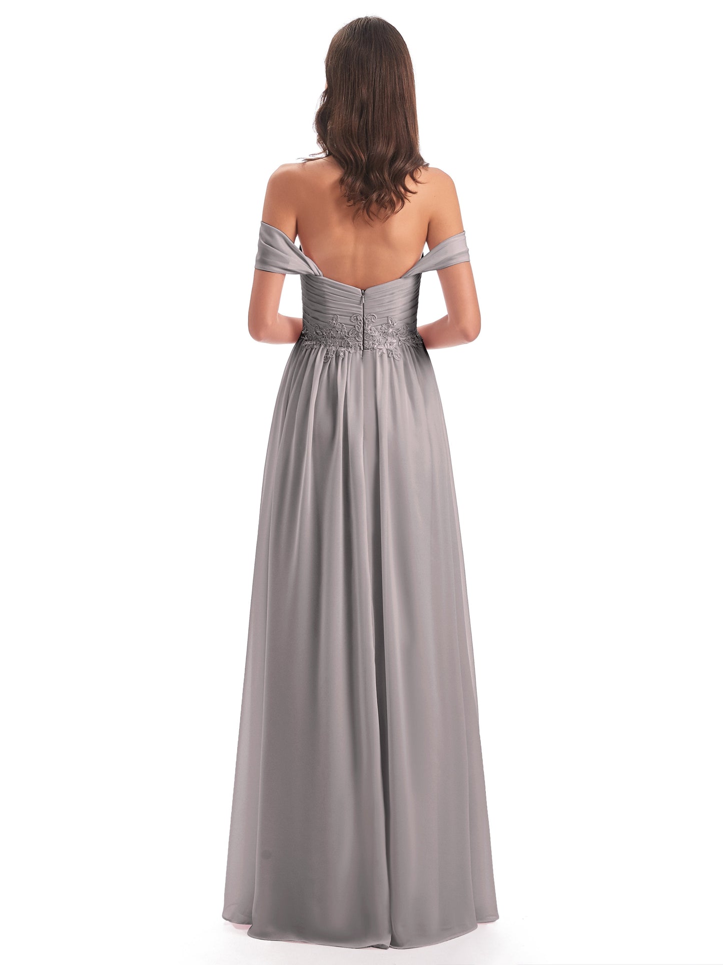 Sonia Off The Shoulder Bridesmaid Dresses With Appliques