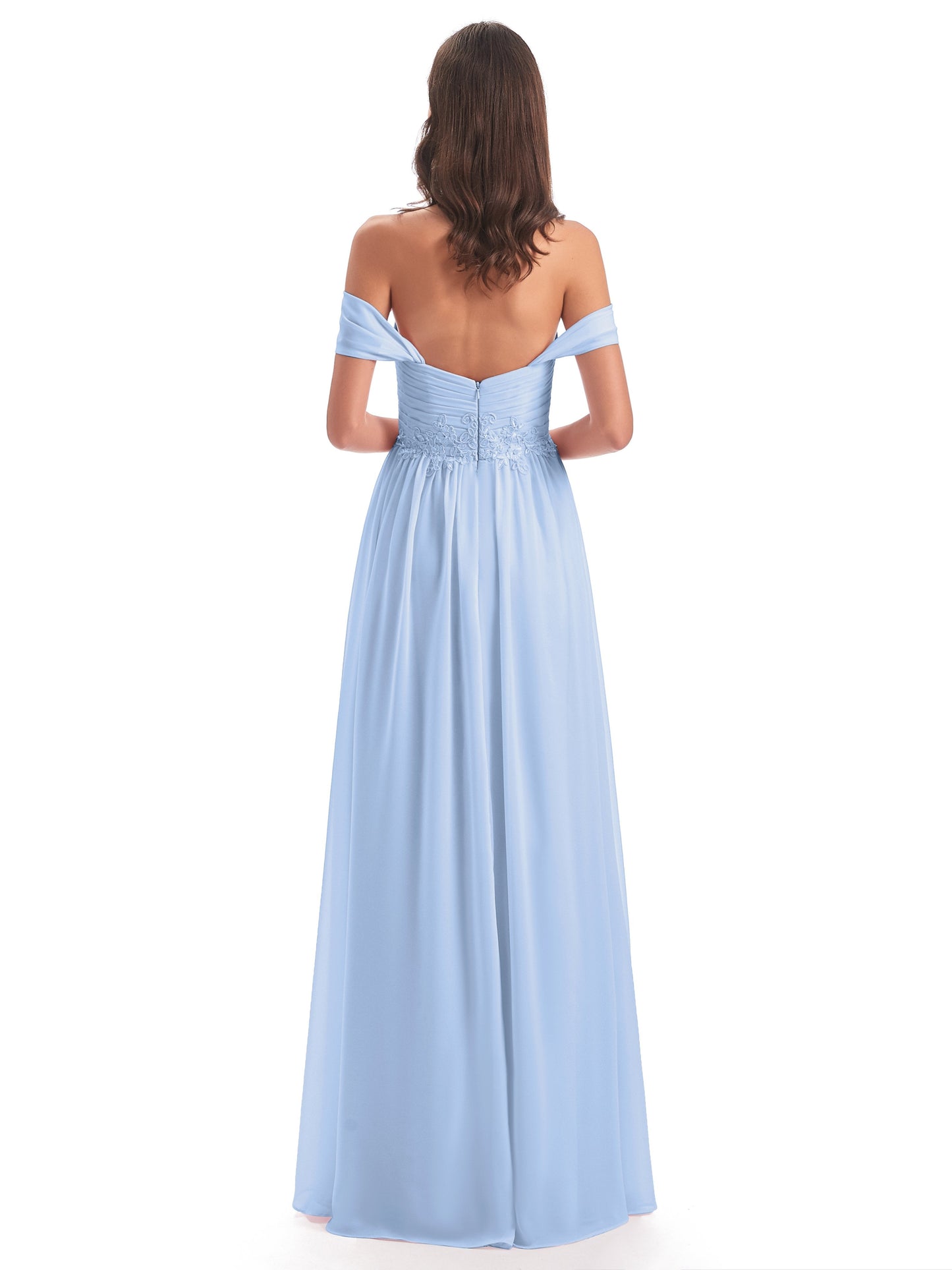Sonia Off The Shoulder Bridesmaid Dresses With Appliques