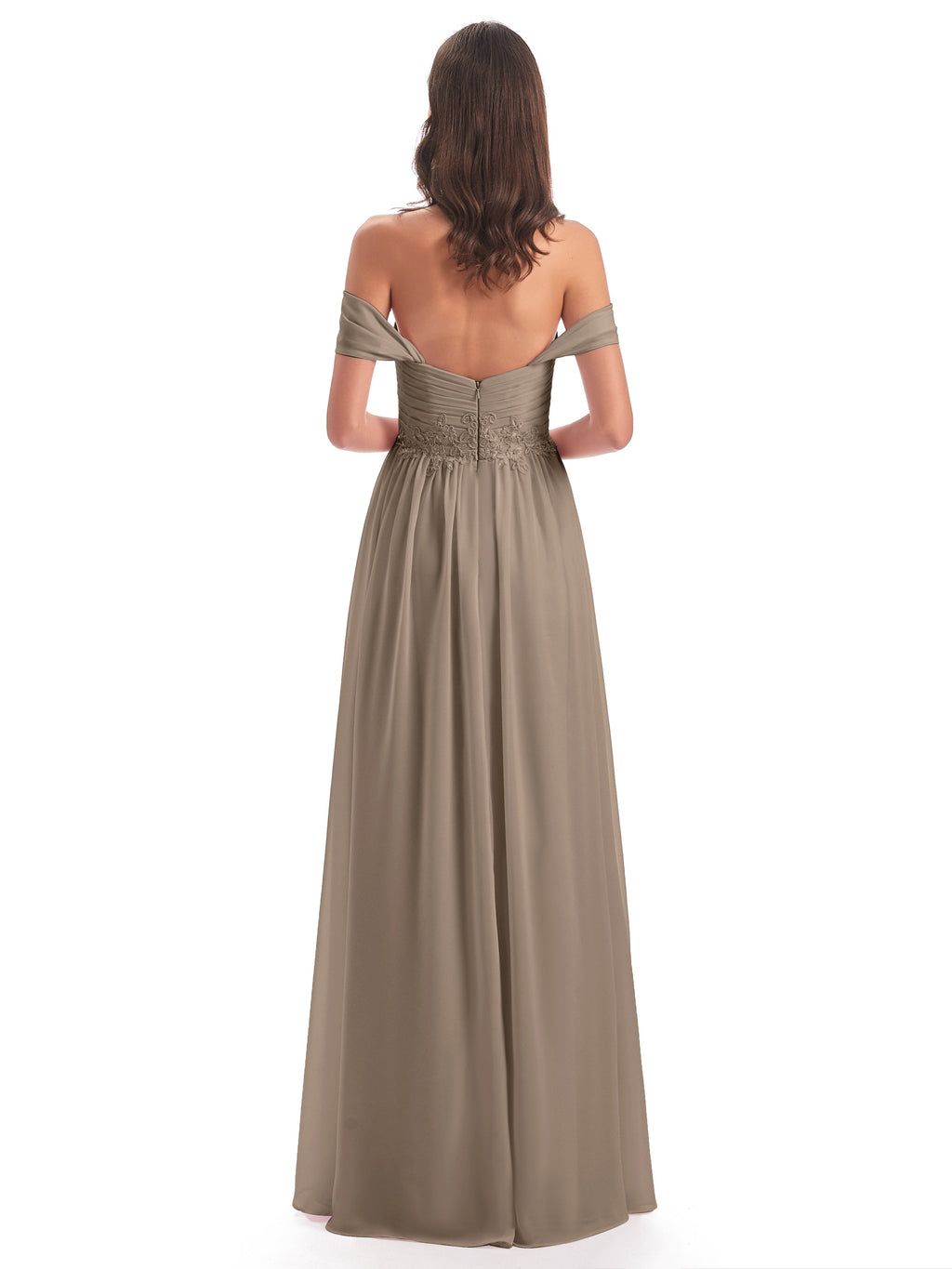 Sonia Off The Shoulder Bridesmaid Dresses With Appliques