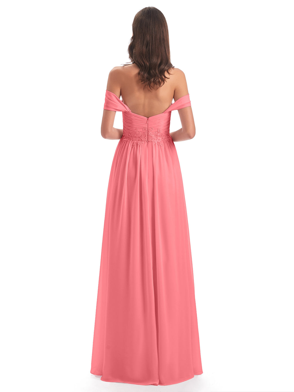 Sonia Off The Shoulder Bridesmaid Dresses With Appliques