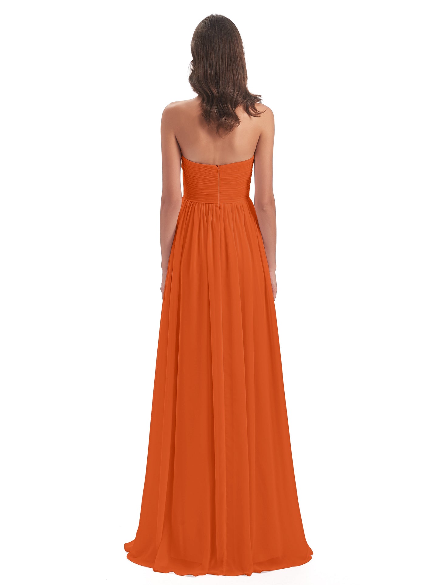 Sunny Floor Length Sweetheart Chiffon Bridesmaid Dresses