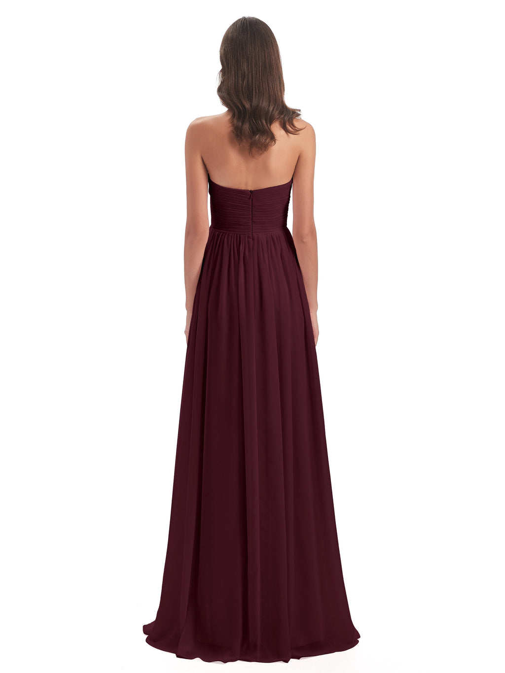 Sunny Floor Length Sweetheart Chiffon Bridesmaid Dresses