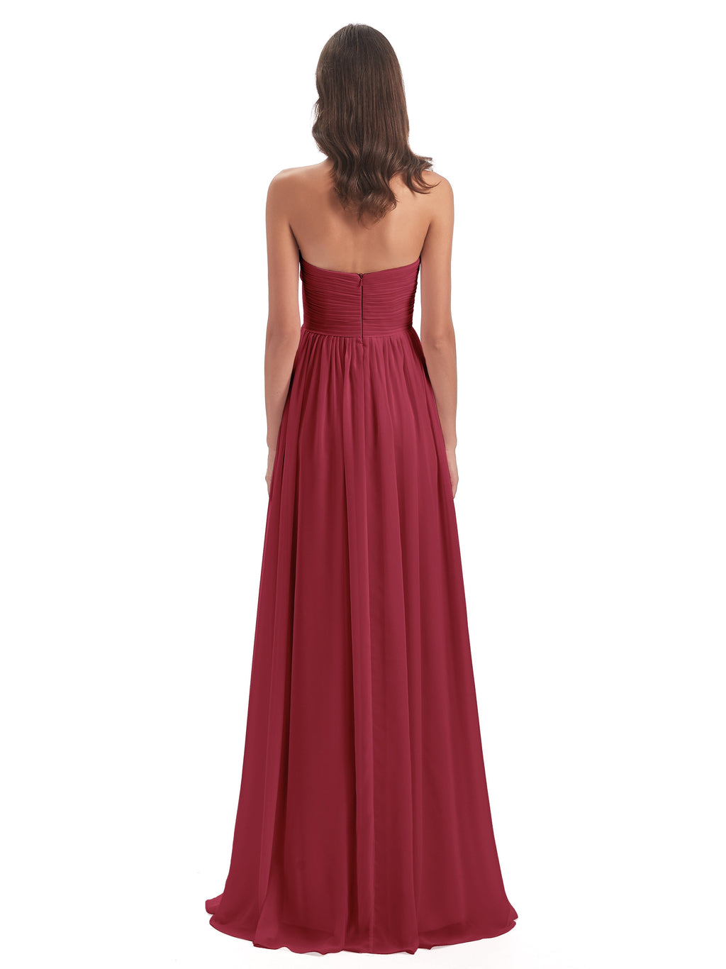 Sunny Floor Length Sweetheart Chiffon Bridesmaid Dresses