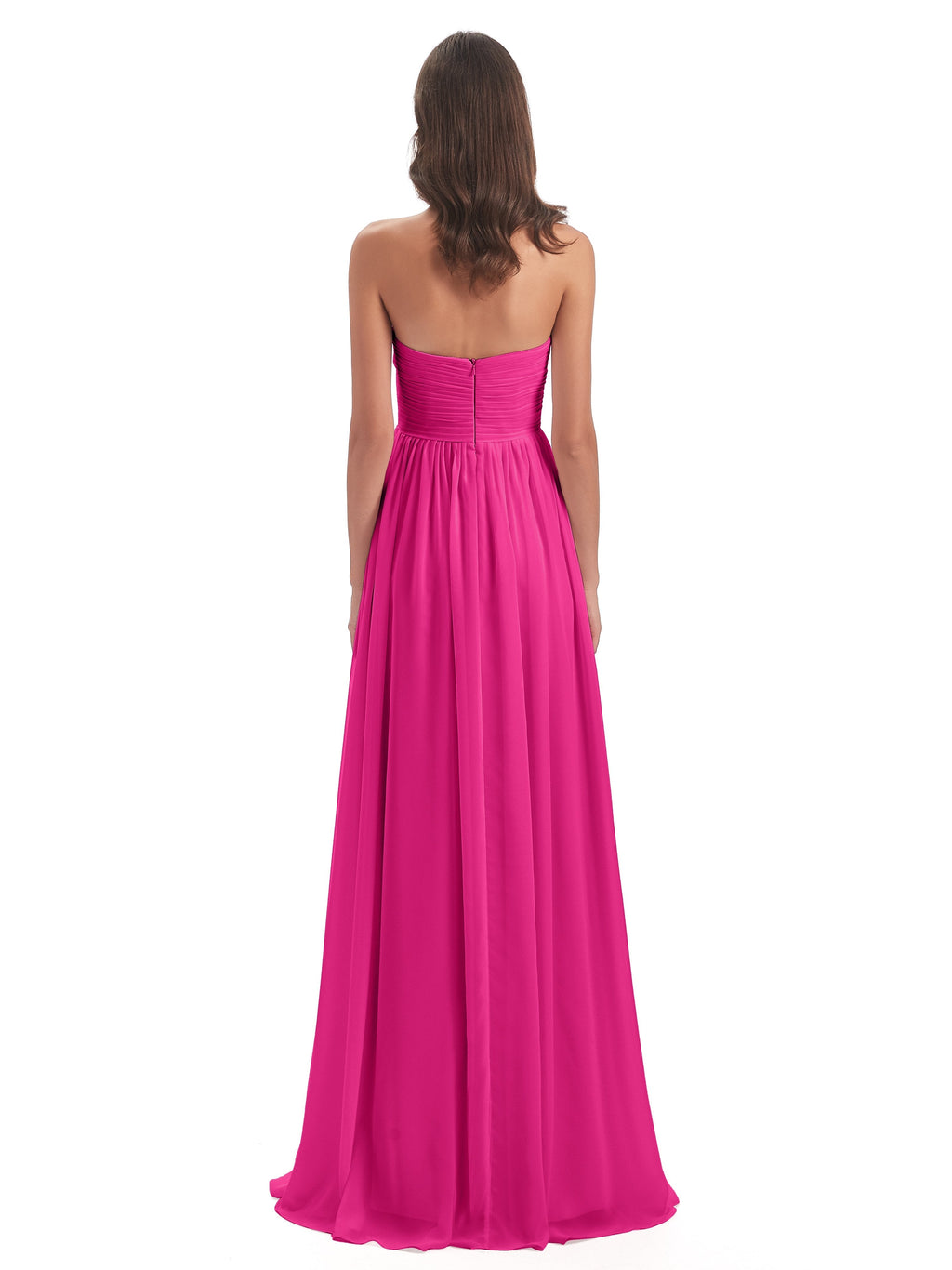 Sunny Floor Length Sweetheart Chiffon Bridesmaid Dresses