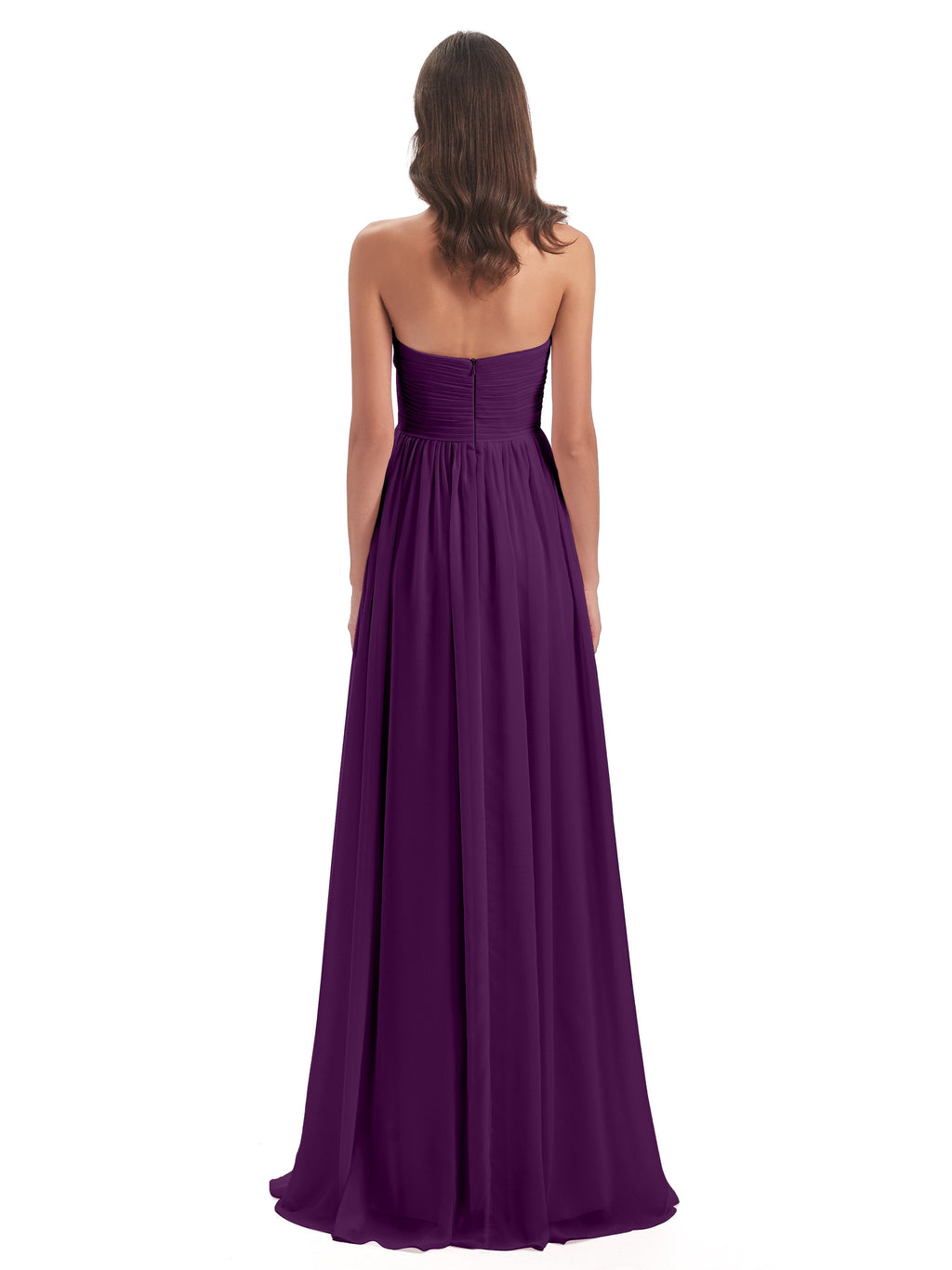 Sunny Floor Length Sweetheart Chiffon Bridesmaid Dresses