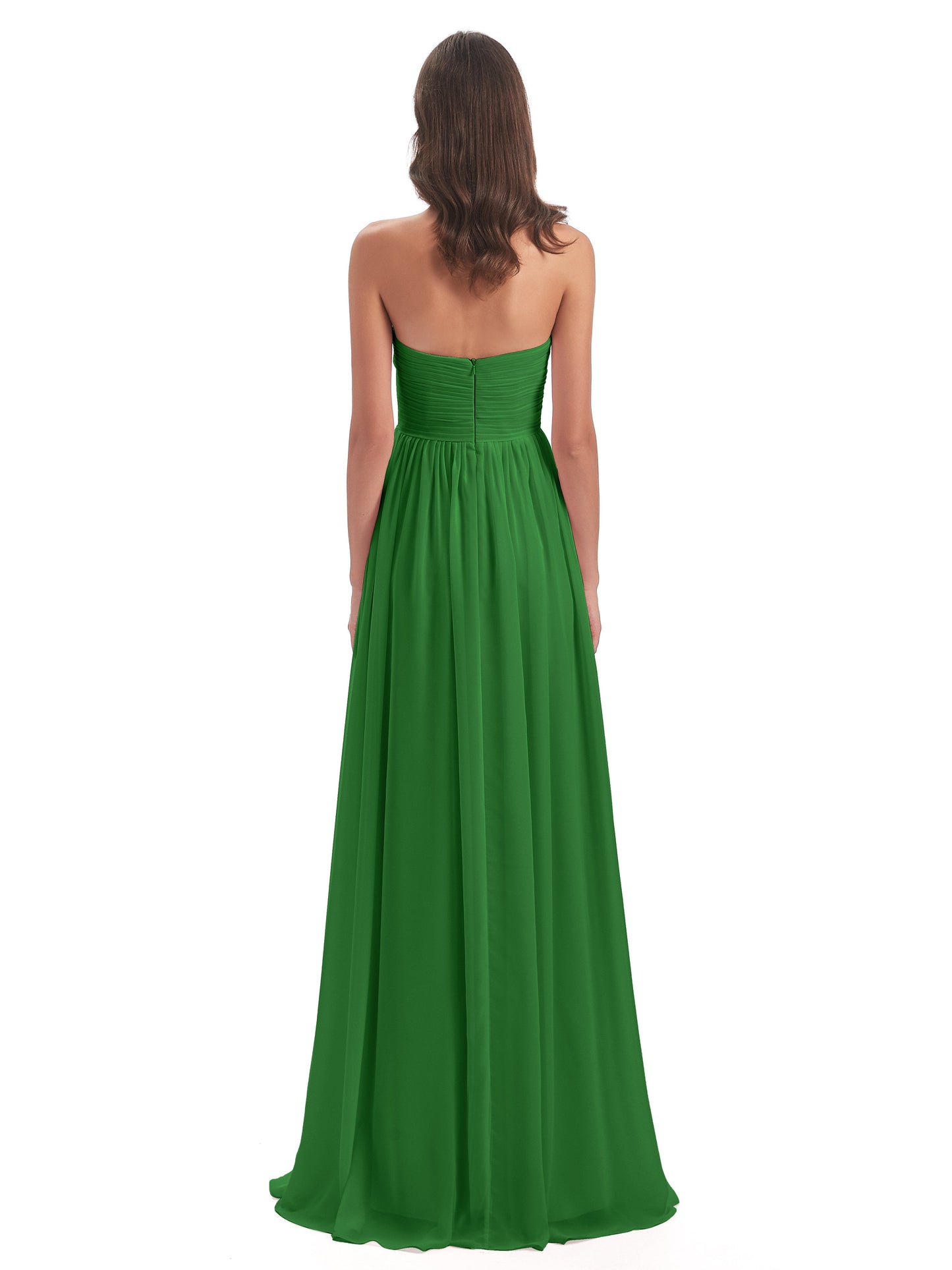 Sunny Floor Length Sweetheart Chiffon Bridesmaid Dresses