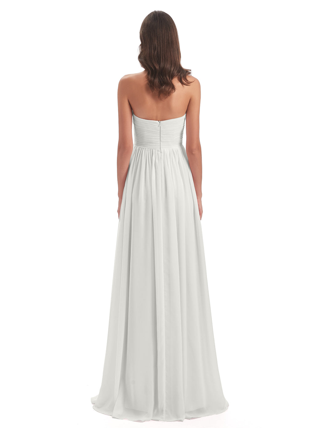 Sunny Floor Length Sweetheart Chiffon Bridesmaid Dresses