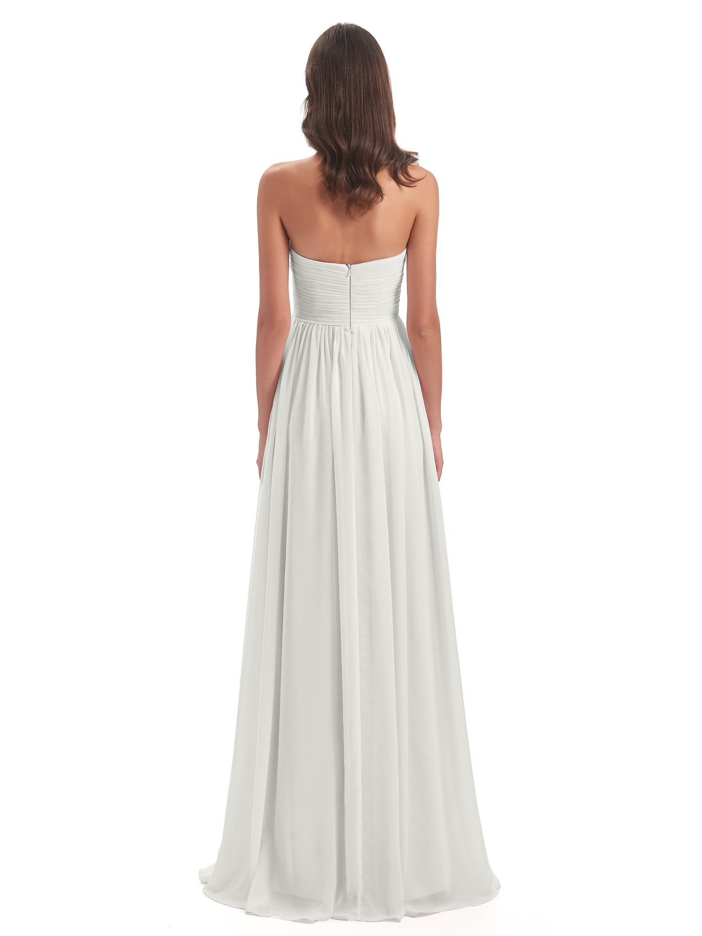 Sunny Floor Length Sweetheart Chiffon Bridesmaid Dresses