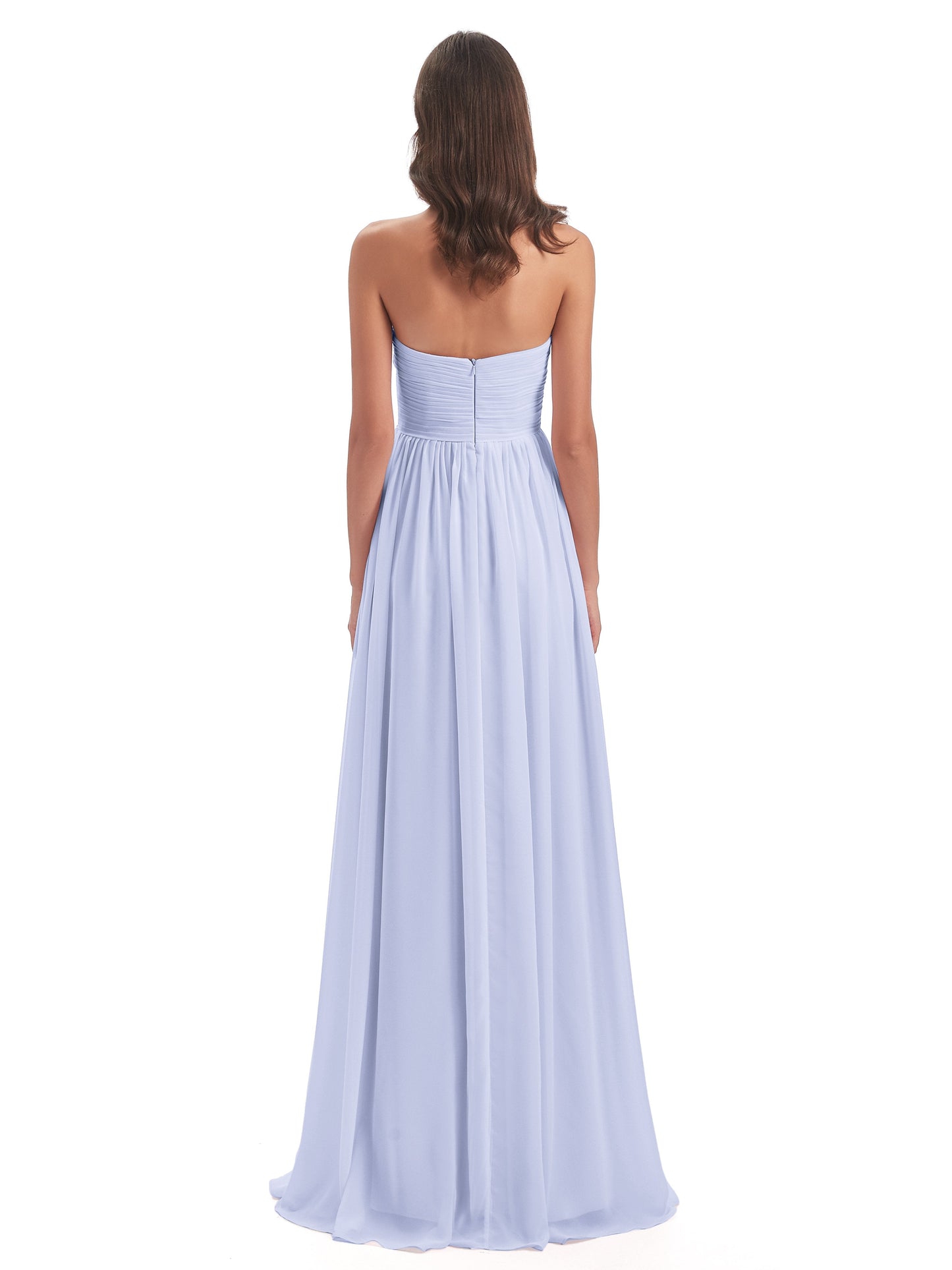Sunny Floor Length Sweetheart Chiffon Bridesmaid Dresses