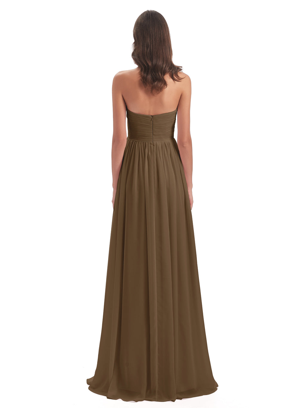 Sunny Floor Length Sweetheart Chiffon Bridesmaid Dresses