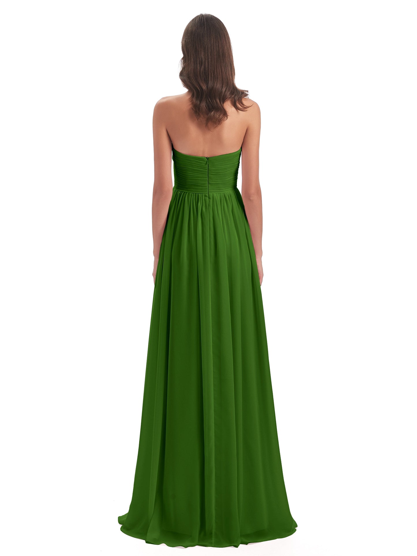 Sunny Floor Length Sweetheart Chiffon Bridesmaid Dresses
