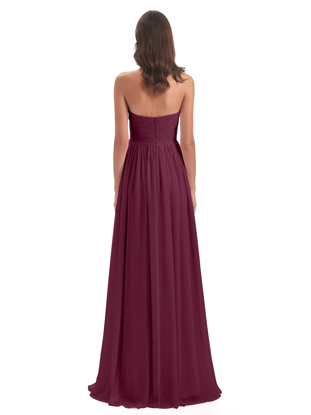 Sunny Floor Length Sweetheart Chiffon Bridesmaid Dresses
