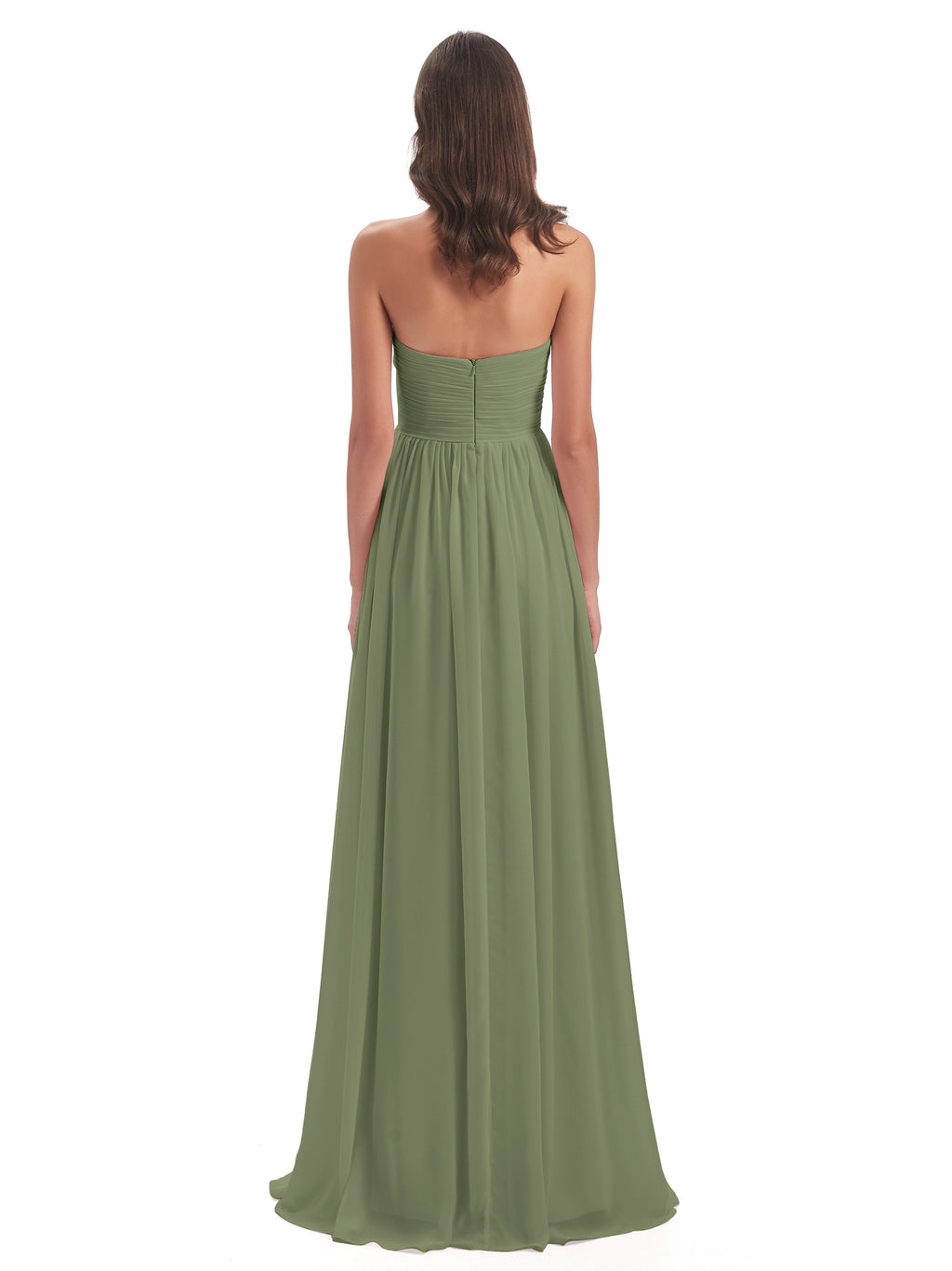 Sunny Floor Length Sweetheart Chiffon Bridesmaid Dresses