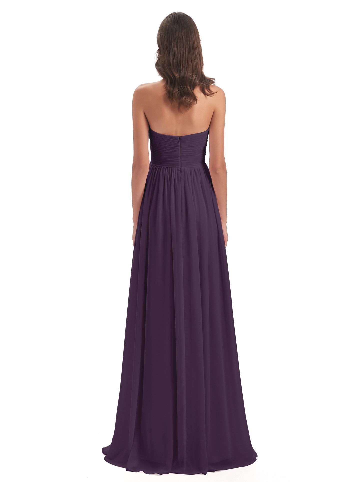 Sunny Floor Length Sweetheart Chiffon Bridesmaid Dresses