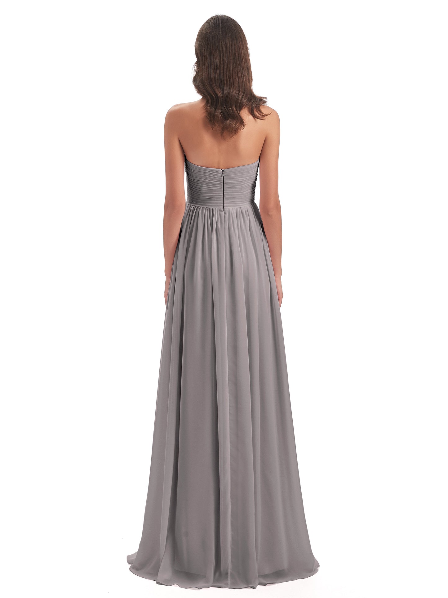 Sunny Floor Length Sweetheart Chiffon Bridesmaid Dresses