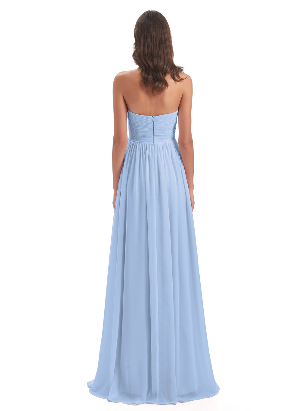 Sunny Floor Length Sweetheart Chiffon Bridesmaid Dresses