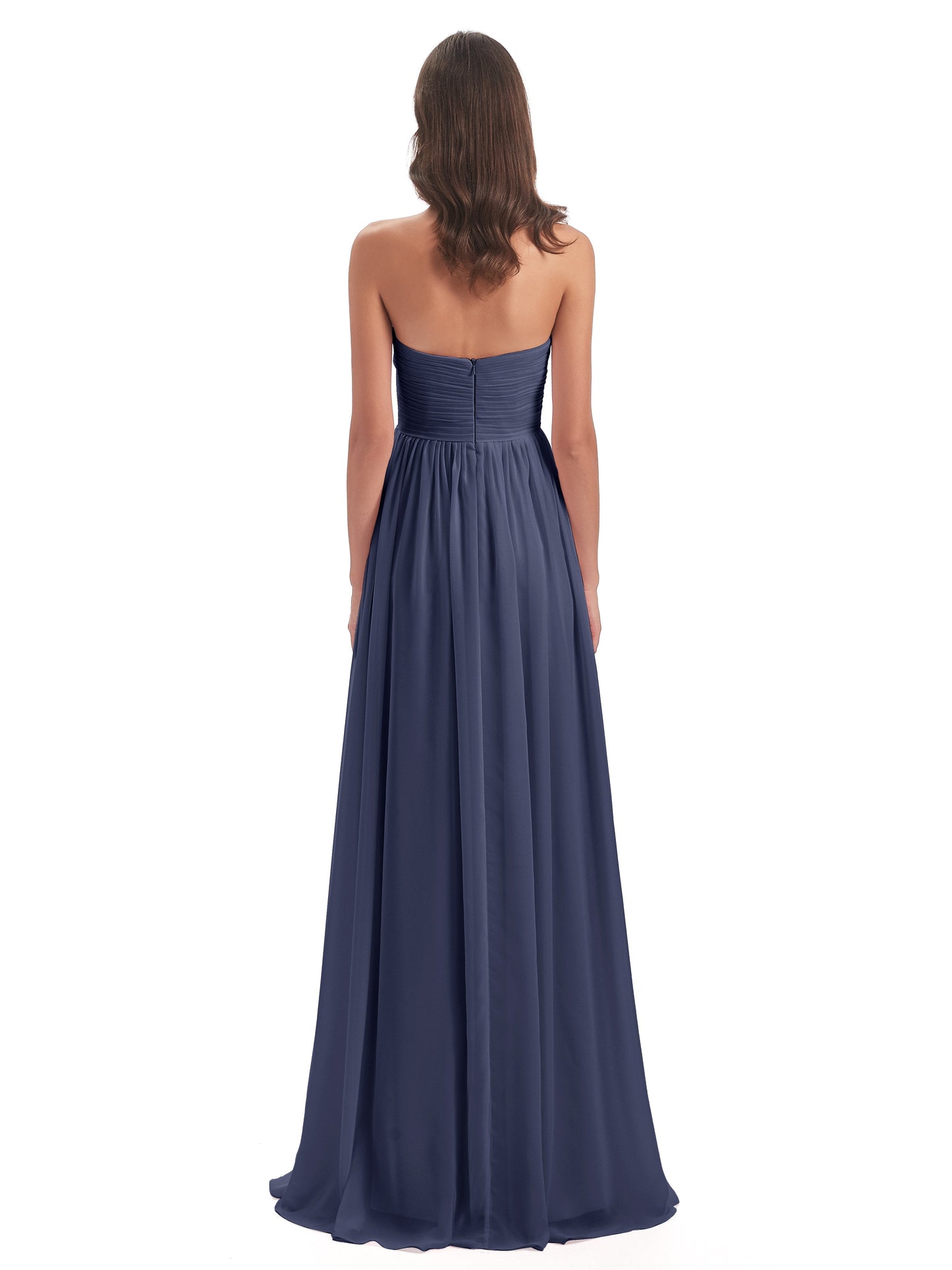Sunny Floor Length Sweetheart Chiffon Bridesmaid Dresses