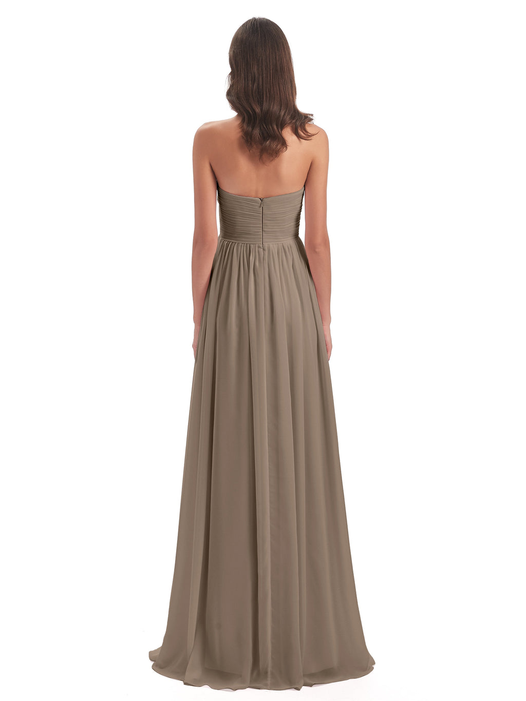 Sunny Floor Length Sweetheart Chiffon Bridesmaid Dresses