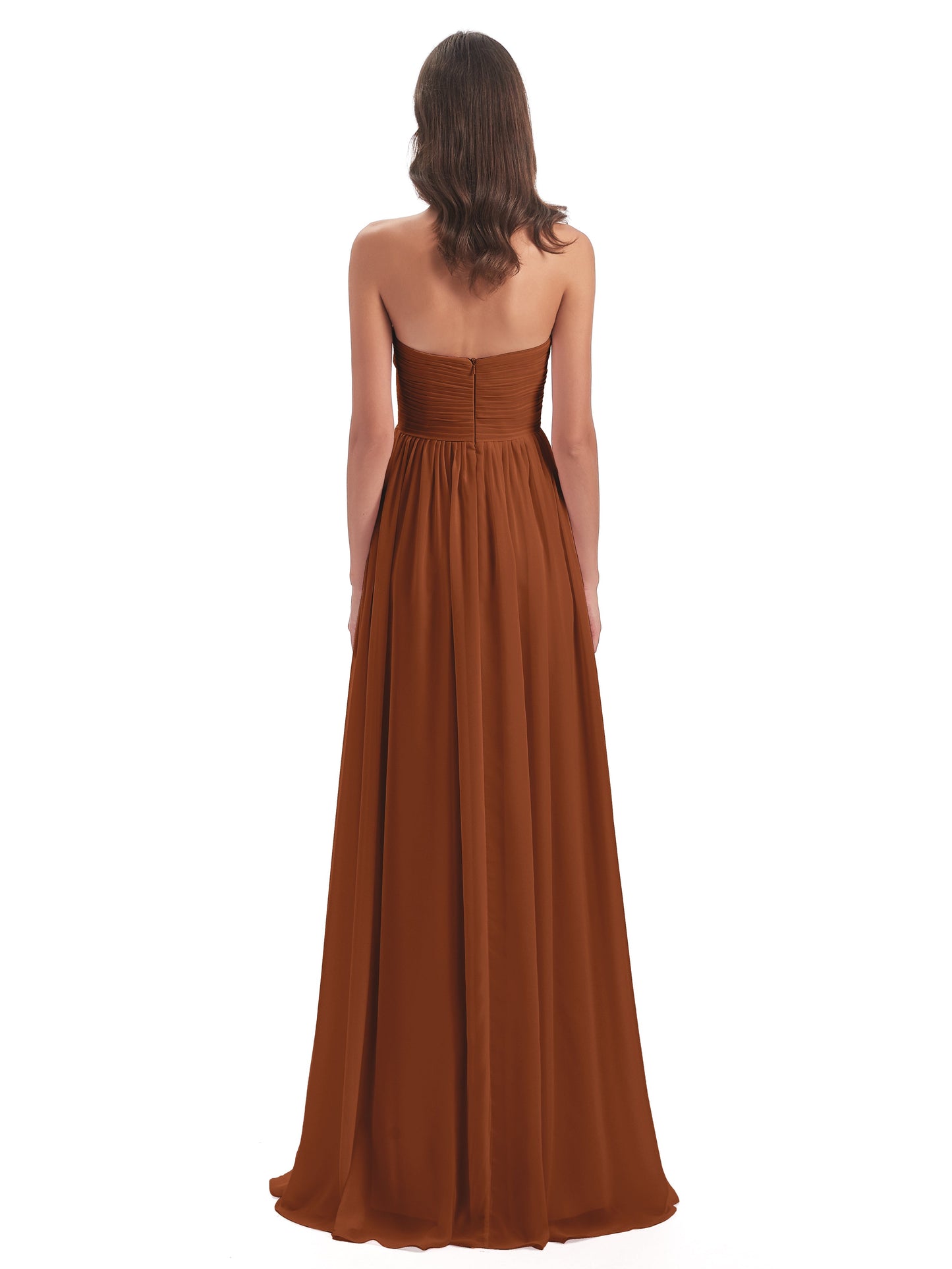 Sunny Floor Length Sweetheart Chiffon Bridesmaid Dresses