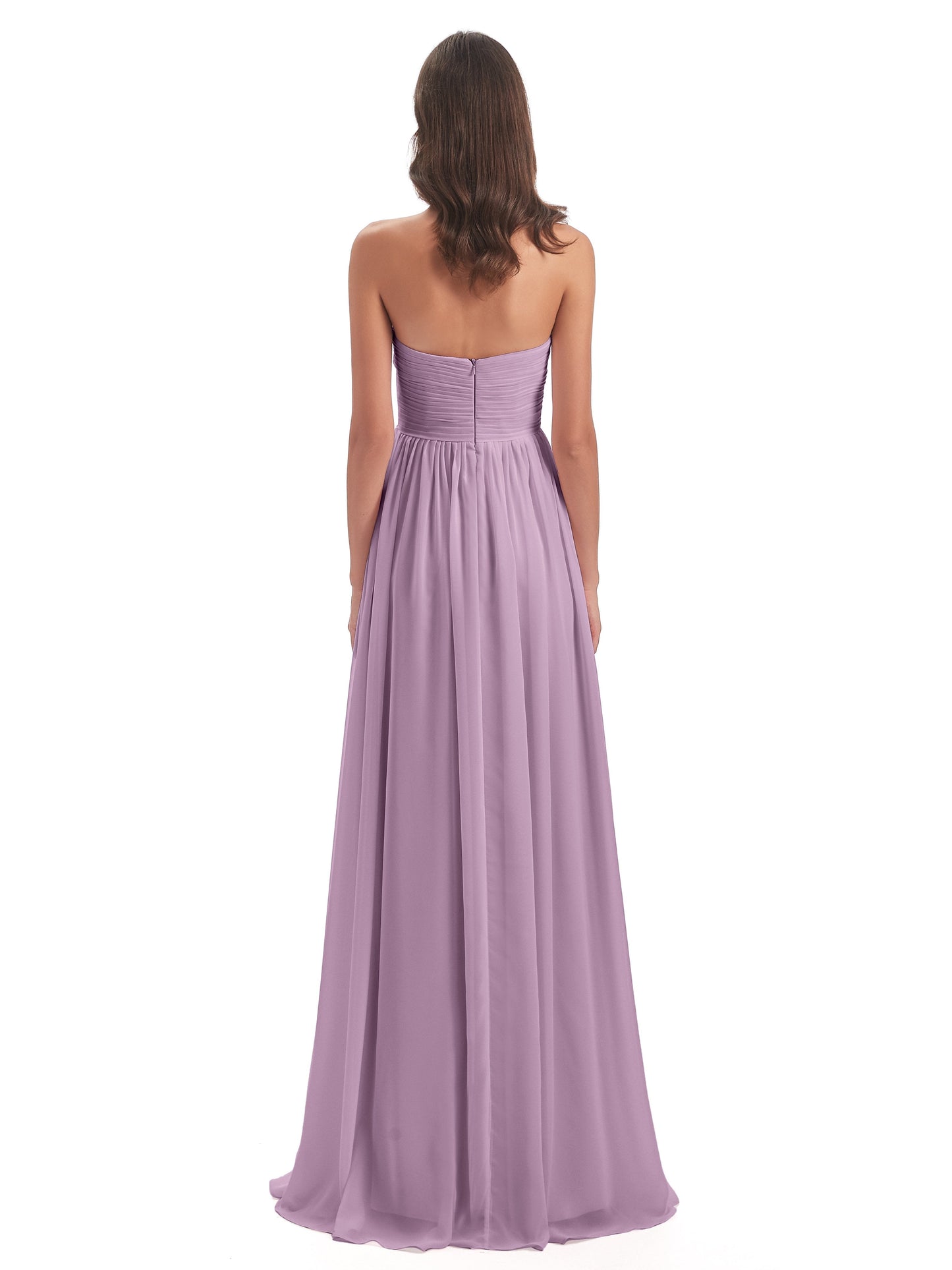 Sunny Floor Length Sweetheart Chiffon Bridesmaid Dresses