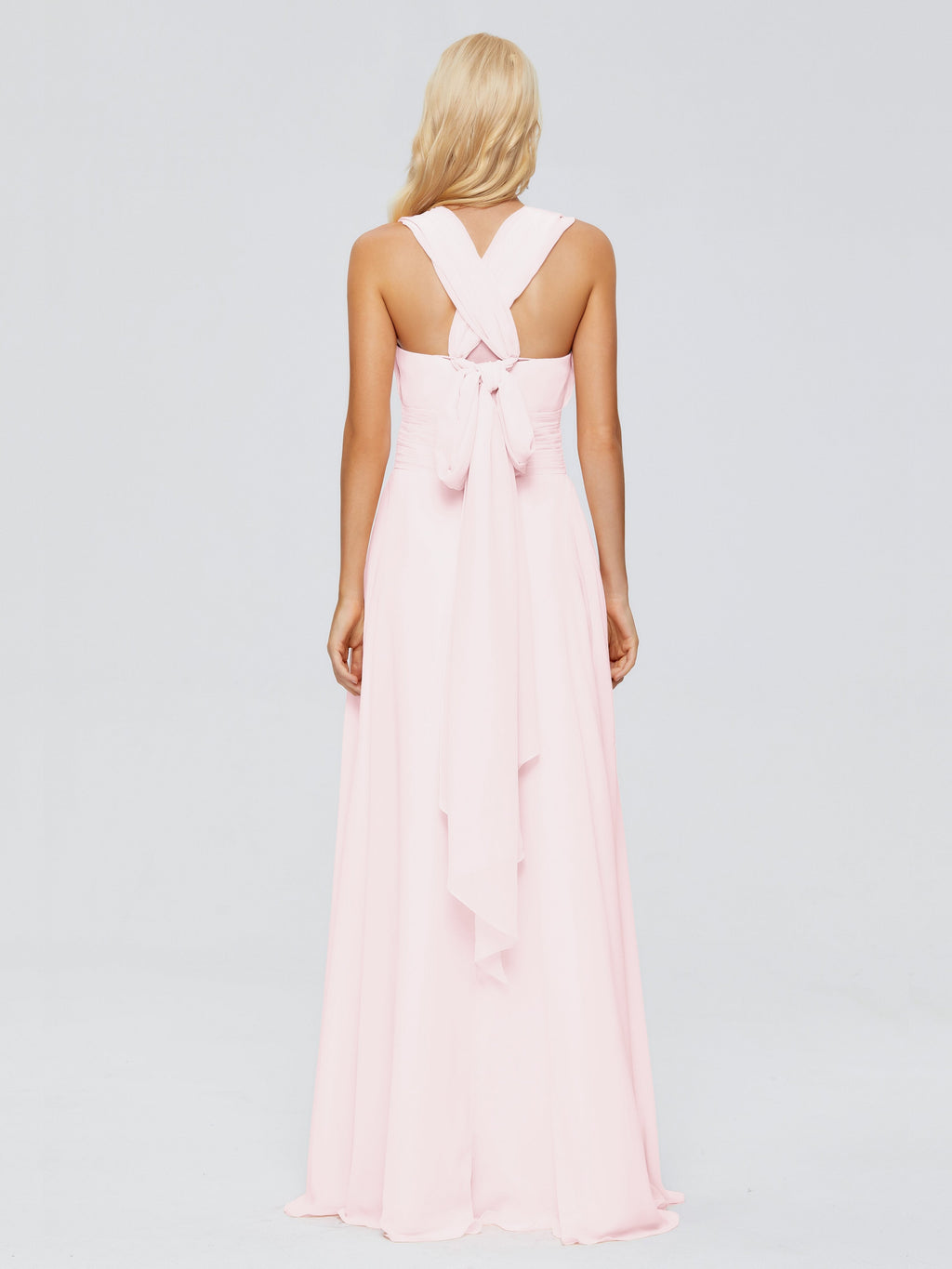 Ximena Straps Ribbon Chiffon Bridesmaid Dresses