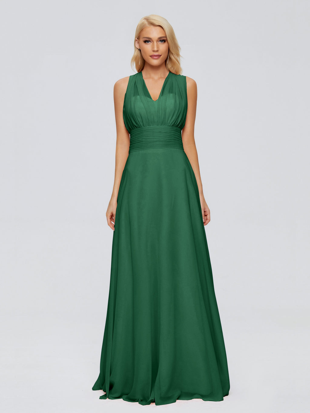 Ximena Straps Ribbon Chiffon Bridesmaid Dresses